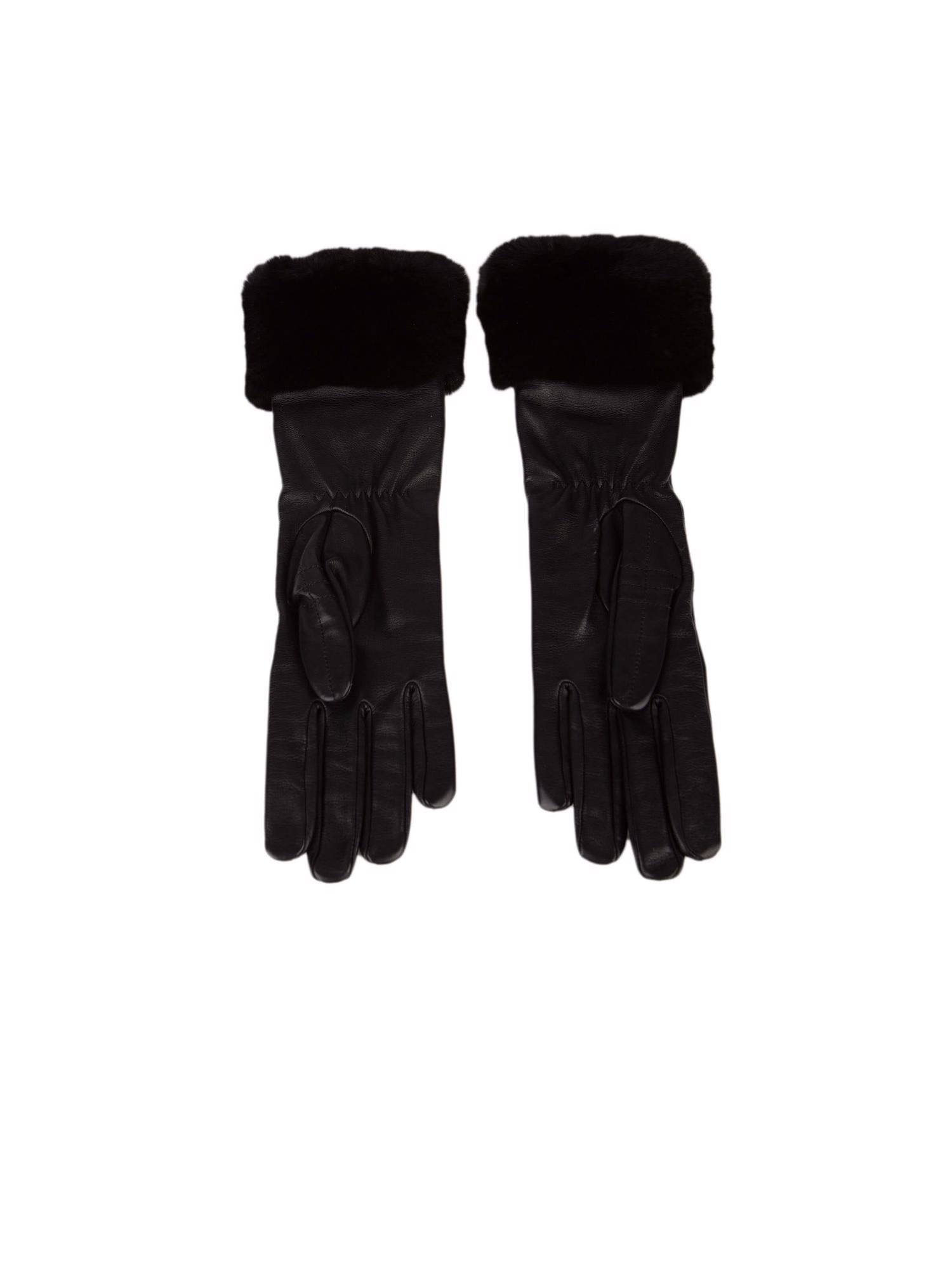 Bayan Siyah CHANEL DERİ ELDİVEN