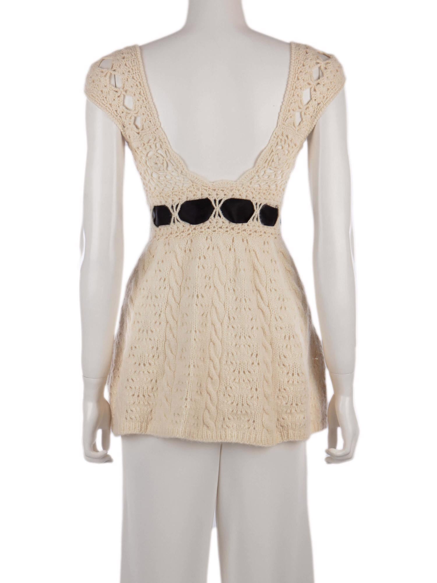 Bayan Krem OSCAR DE LA RENTA BLUZ