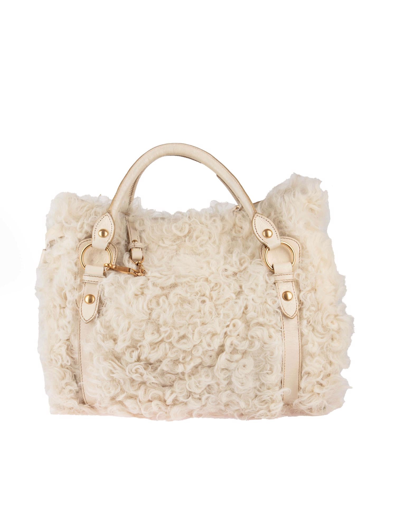 Bayan Krem MIU MIU ÇANTA