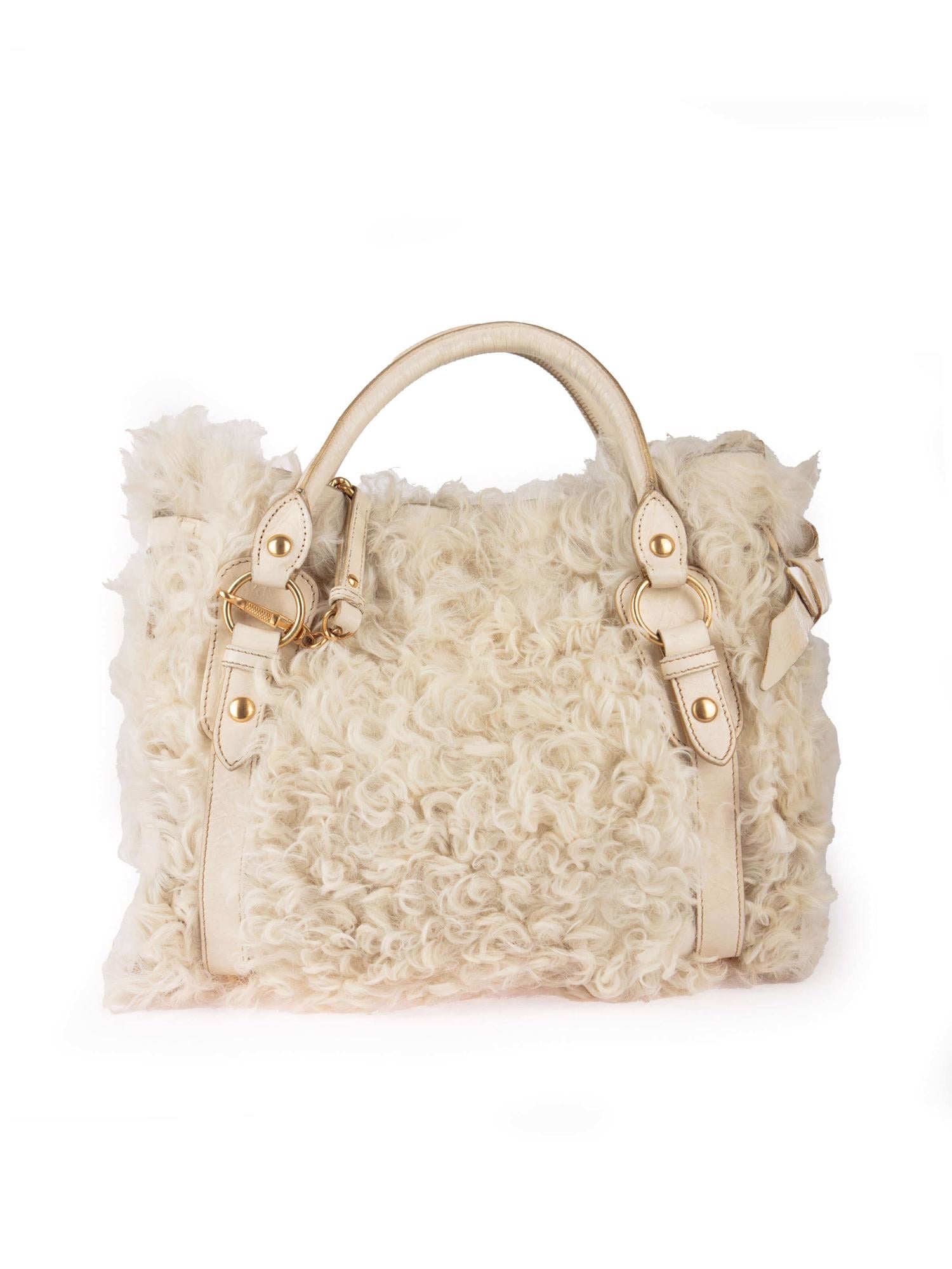 Bayan Krem MIU MIU ÇANTA