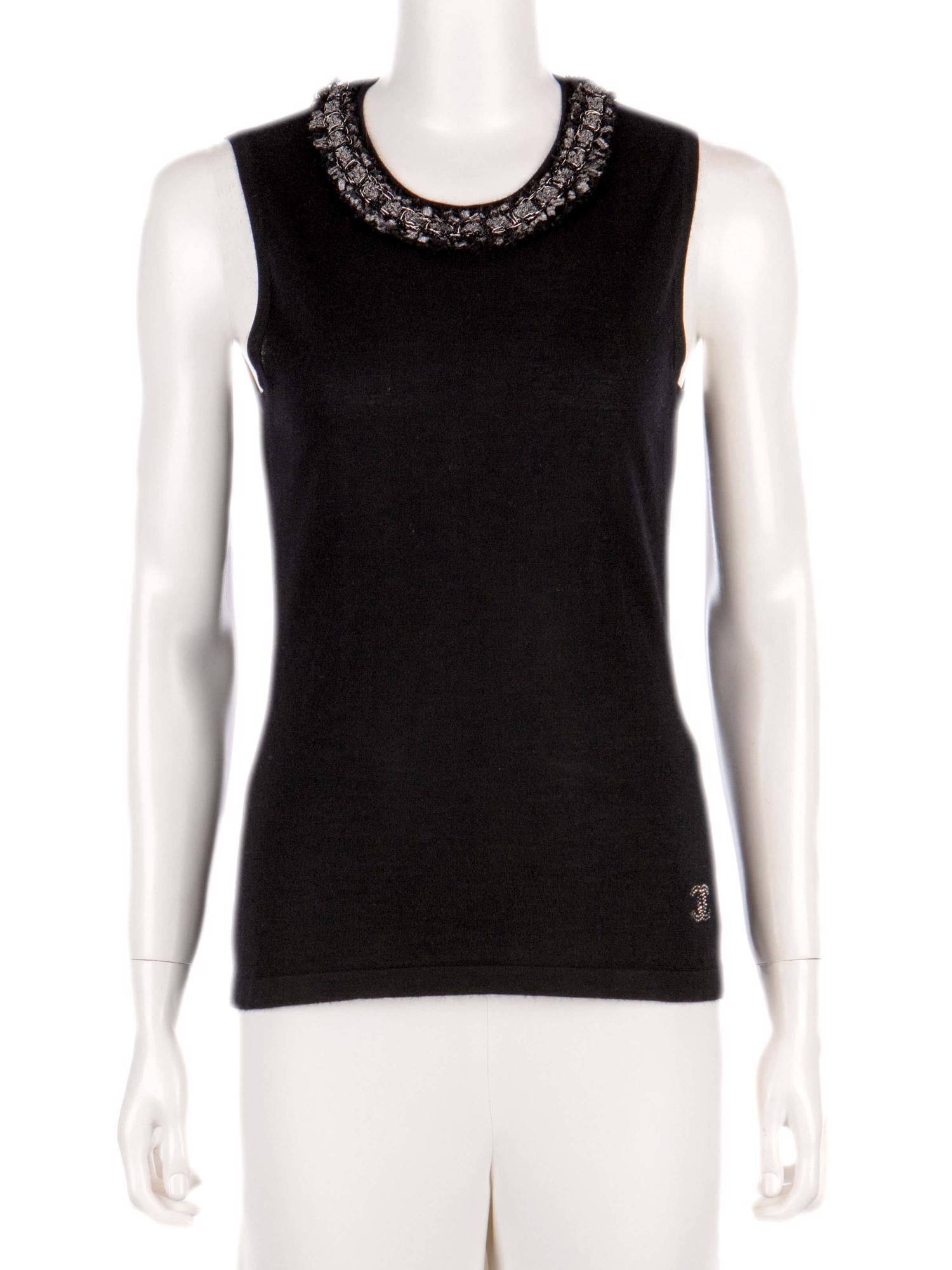 Bayan Siyah CHANEL BLUZ