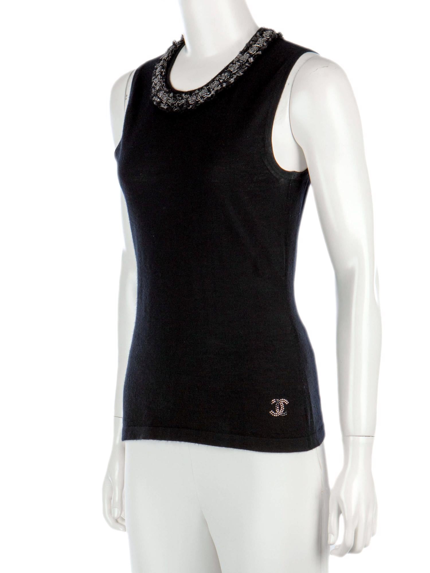 Bayan Siyah CHANEL BLUZ