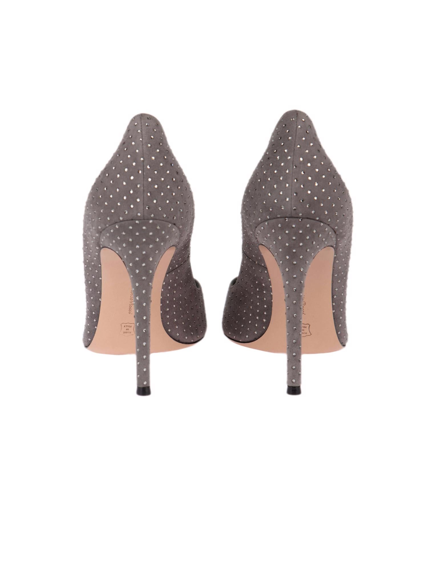 Bayan Gri GIANVITO ROSSI AYAKKABI