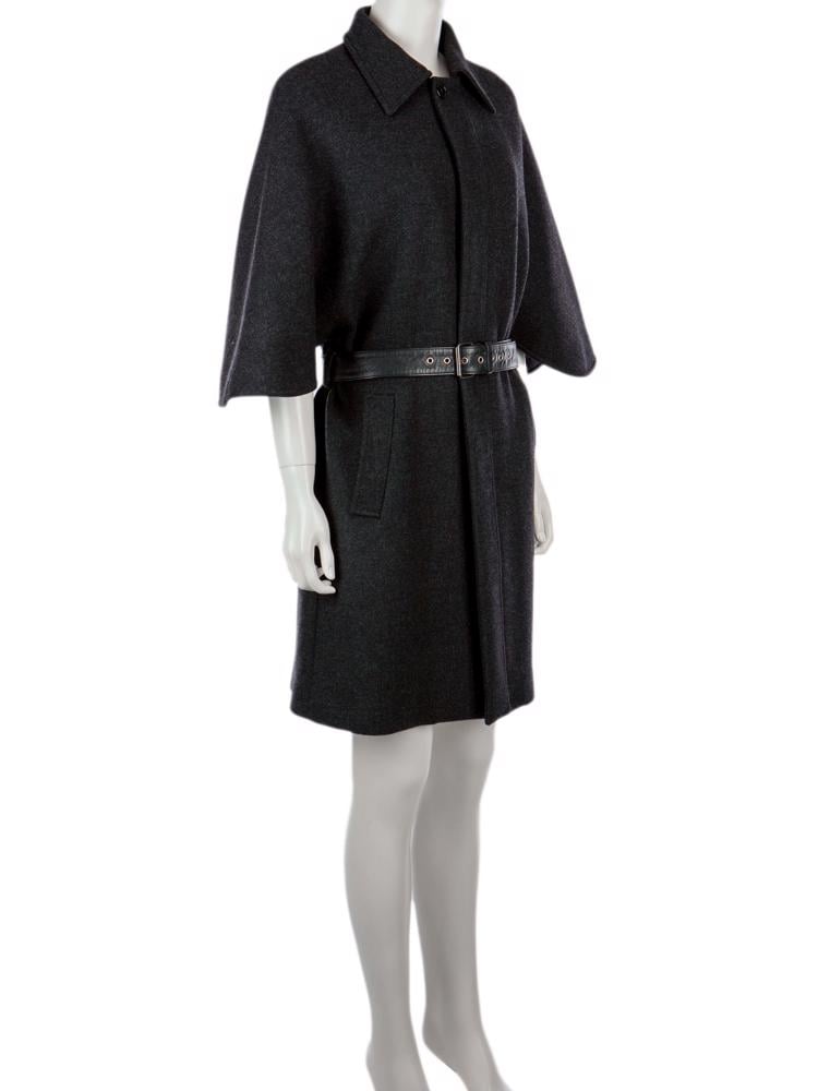 Bayan Gri SAINT LAURENT PALTO