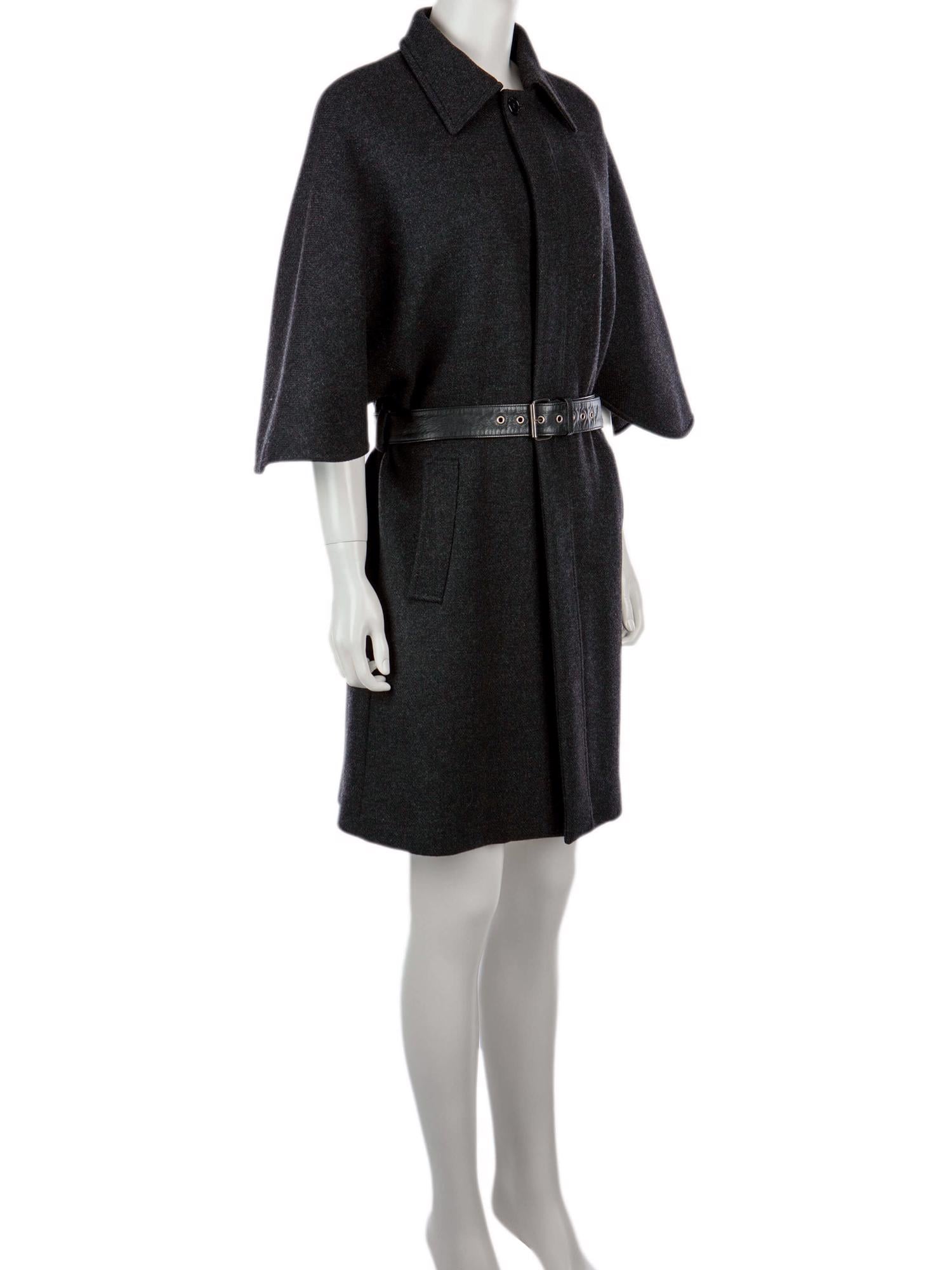 Bayan Gri SAINT LAURENT PALTO