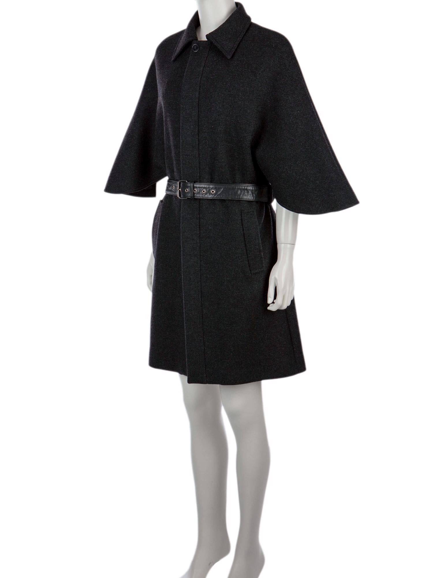 Bayan Gri SAINT LAURENT PALTO