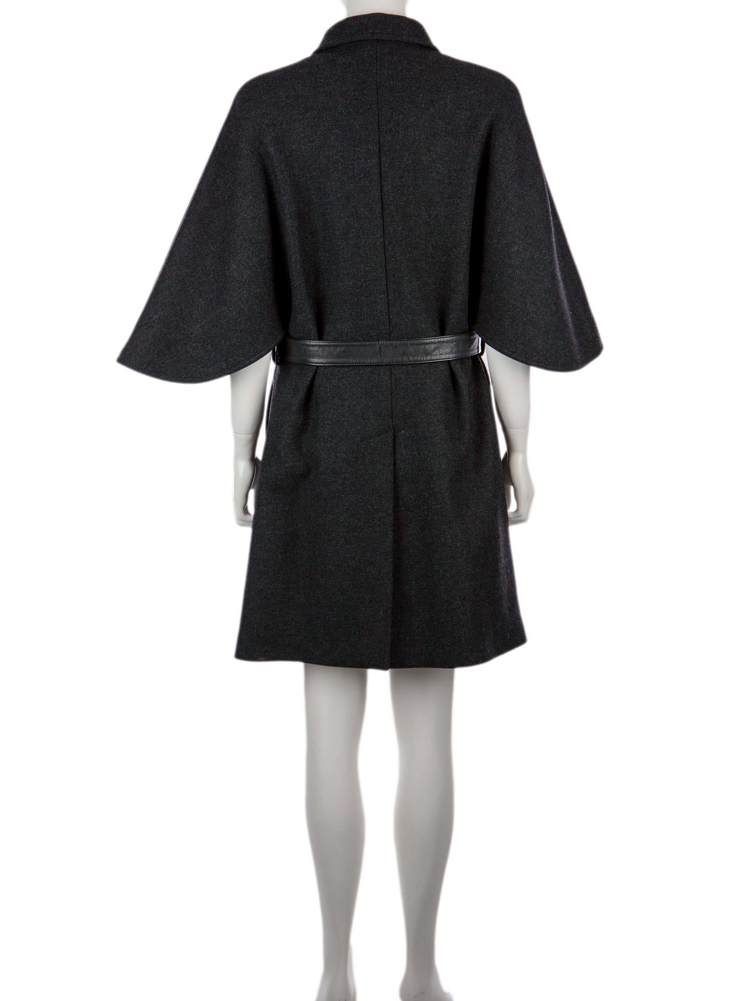 Bayan Gri SAINT LAURENT PALTO