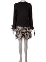 Bayan Siyah LA DOUBLEJ ELBİSE