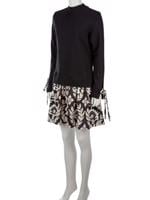 Bayan Siyah LA DOUBLEJ ELBİSE