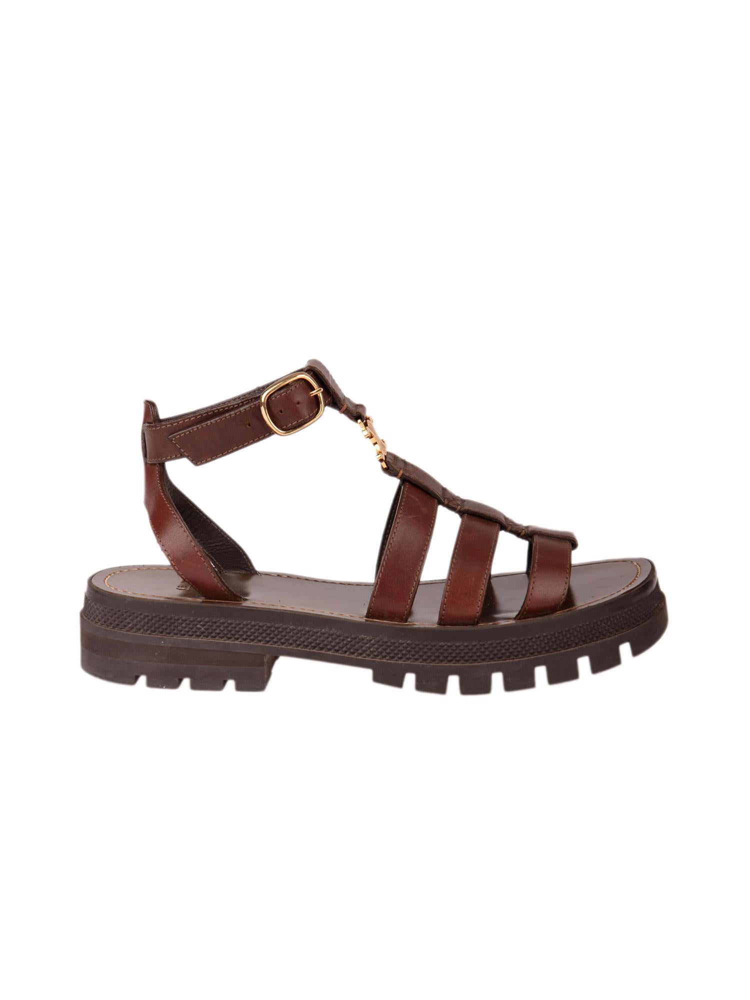 Bayan Kahve CELINE SANDALET