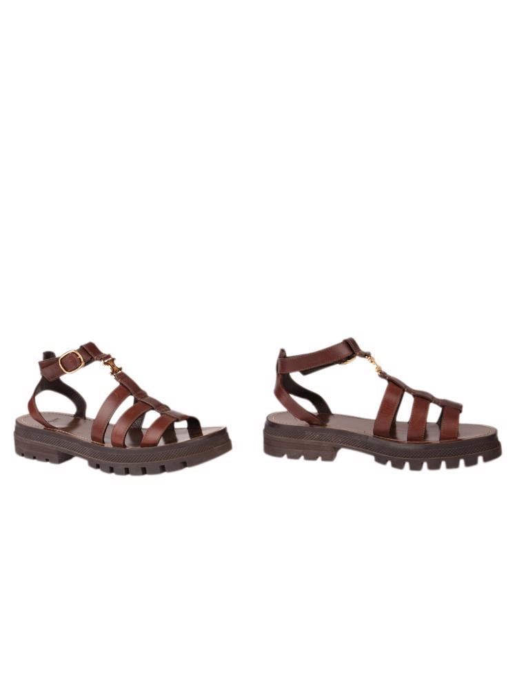 Bayan Kahve CELINE SANDALET