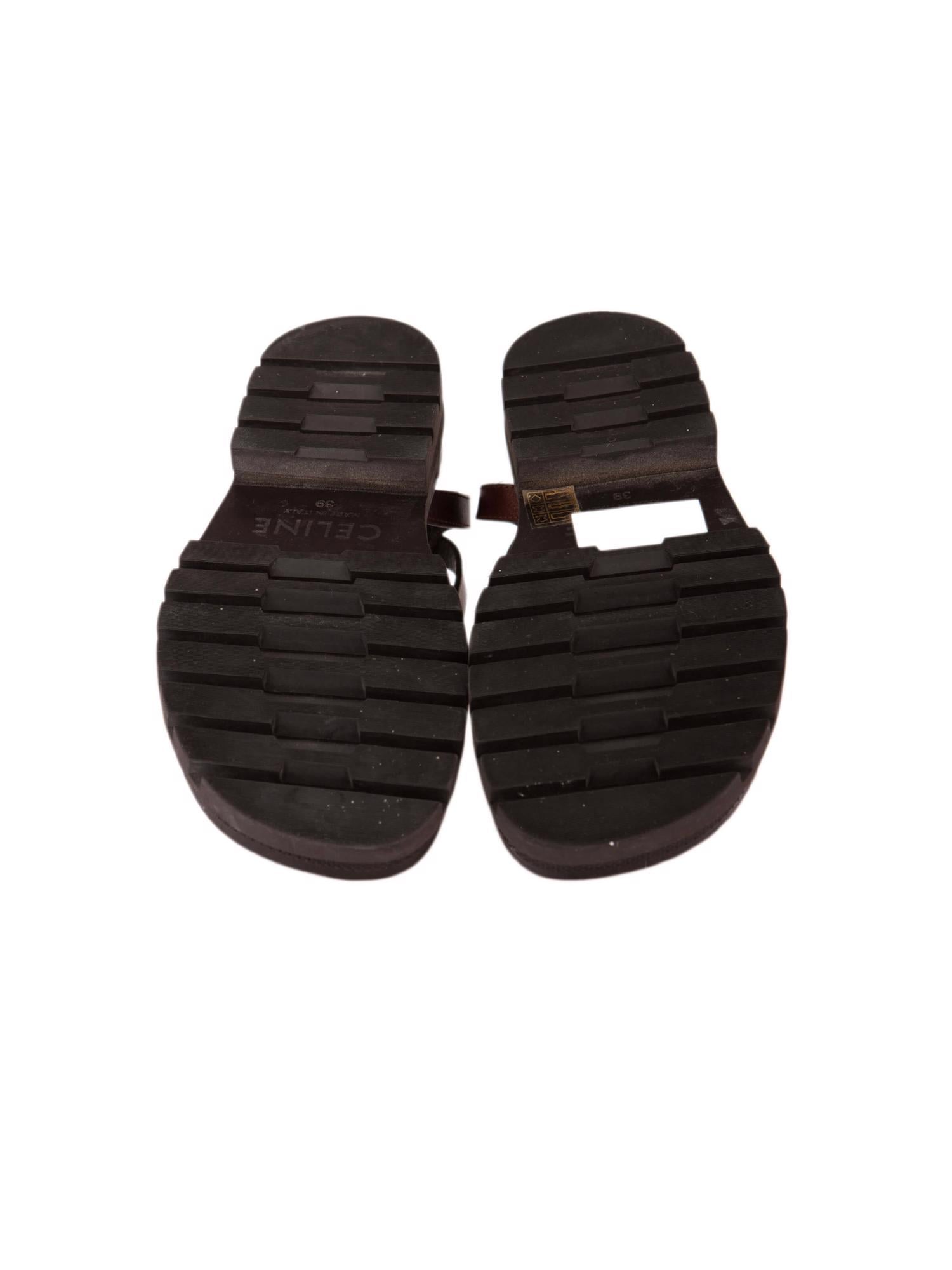 Bayan Kahve CELINE SANDALET