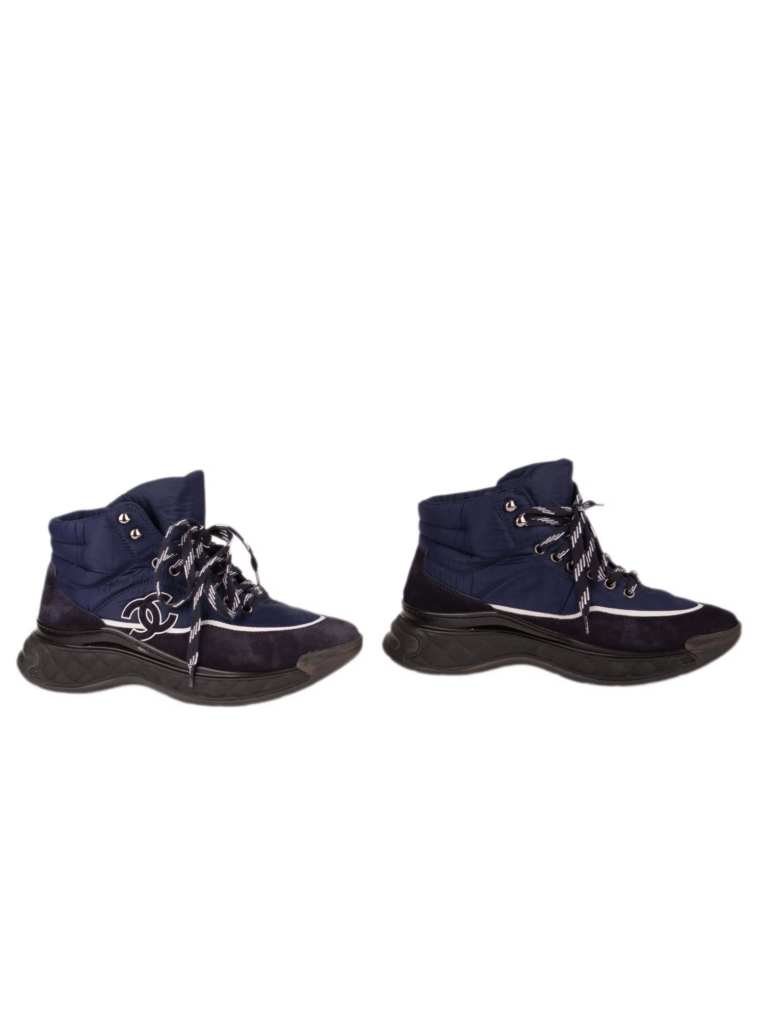 Bayan Lacivert CHANEL SNEAKER BOT