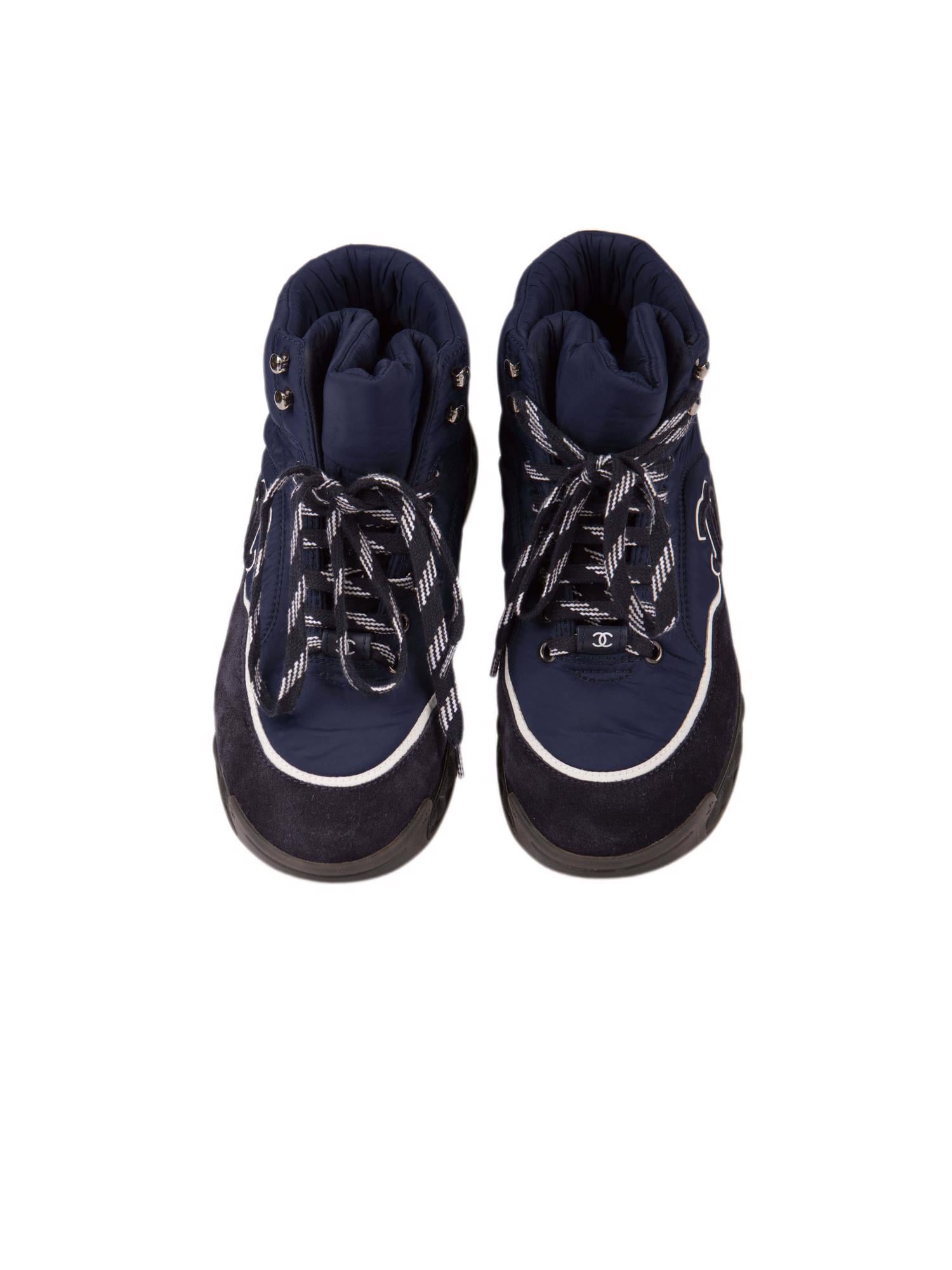 Bayan Lacivert CHANEL SNEAKER BOT