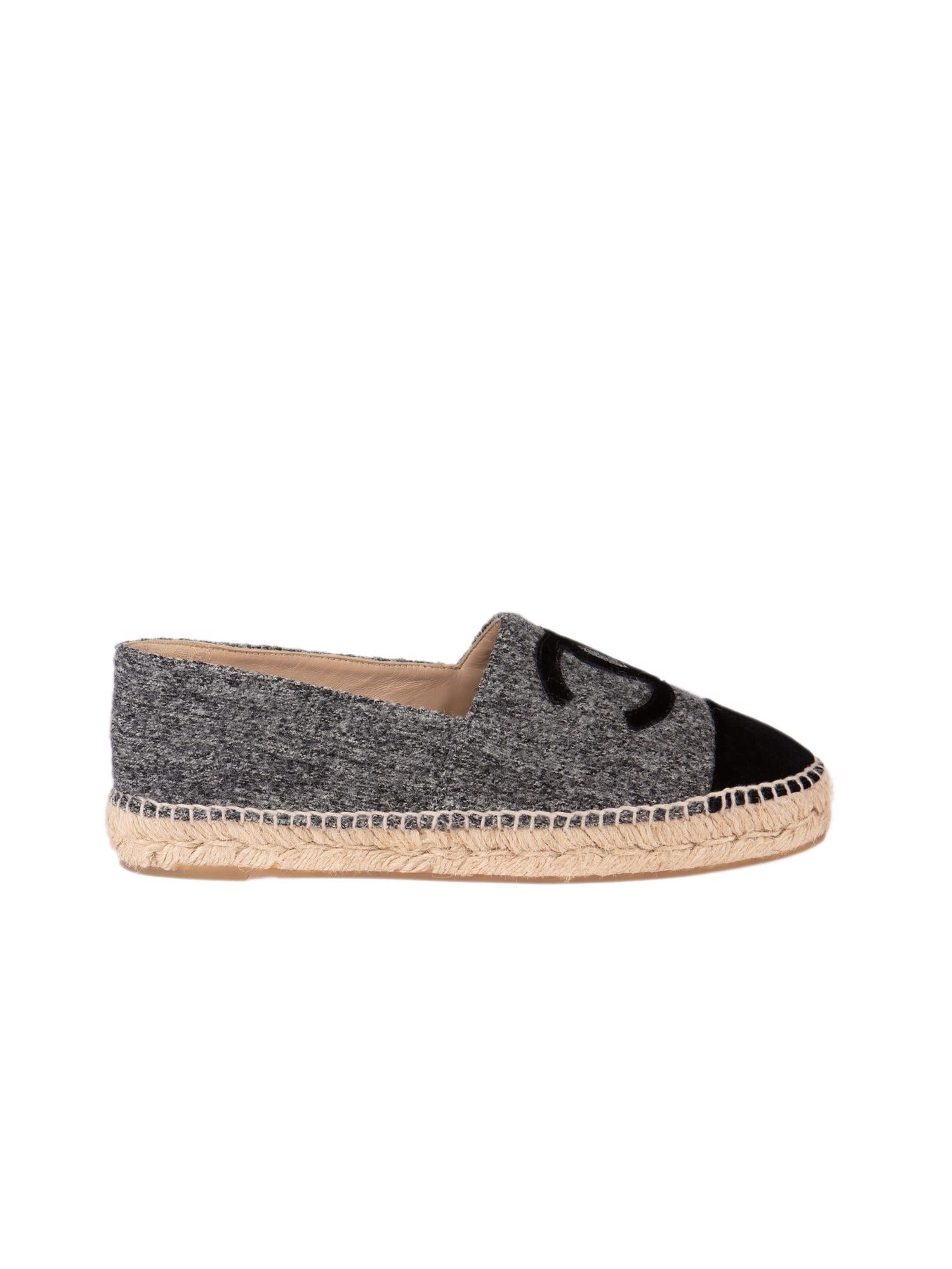 Bayan Gri CHANEL ESPADRİL
