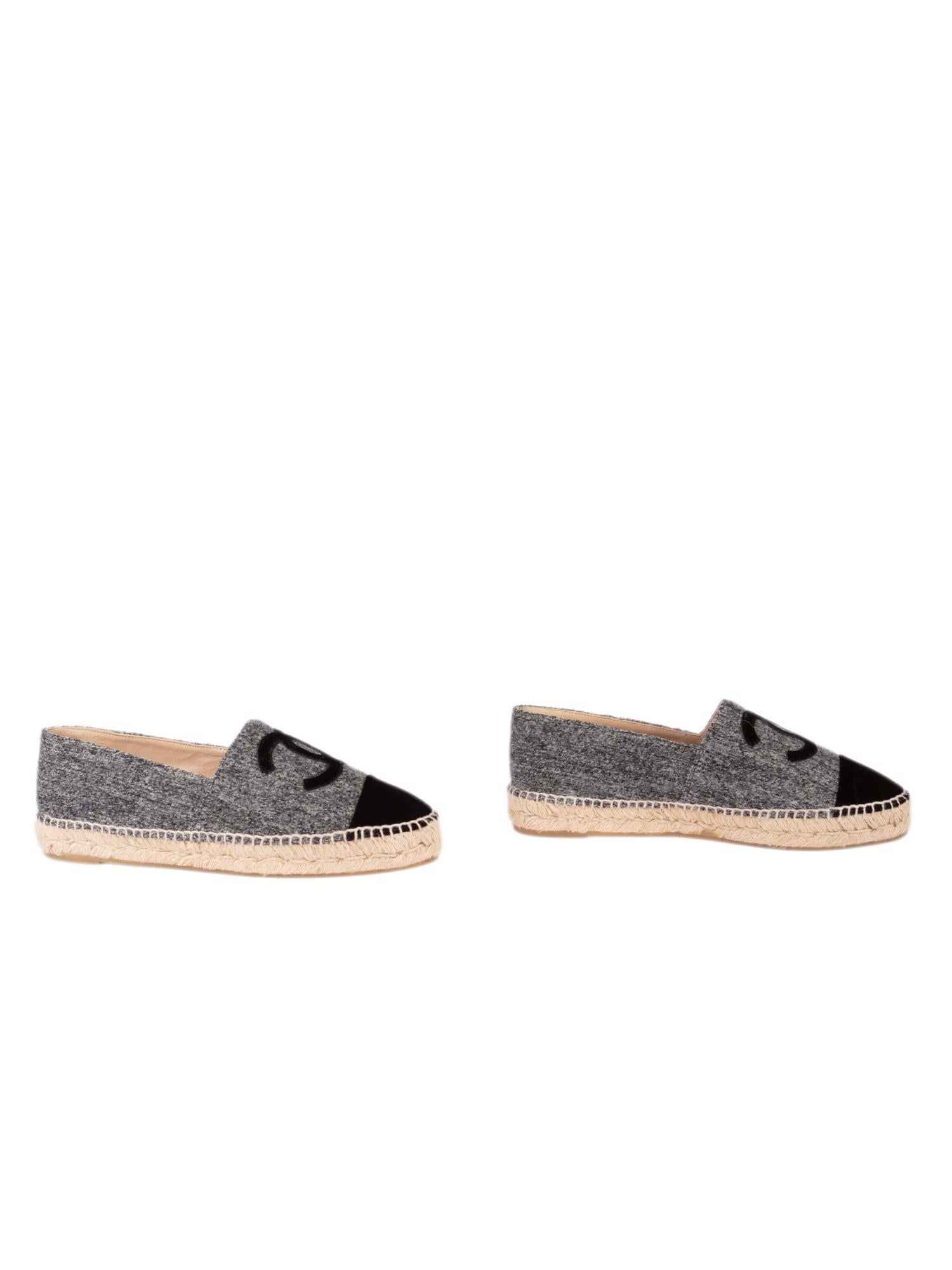 Bayan Gri CHANEL ESPADRİL