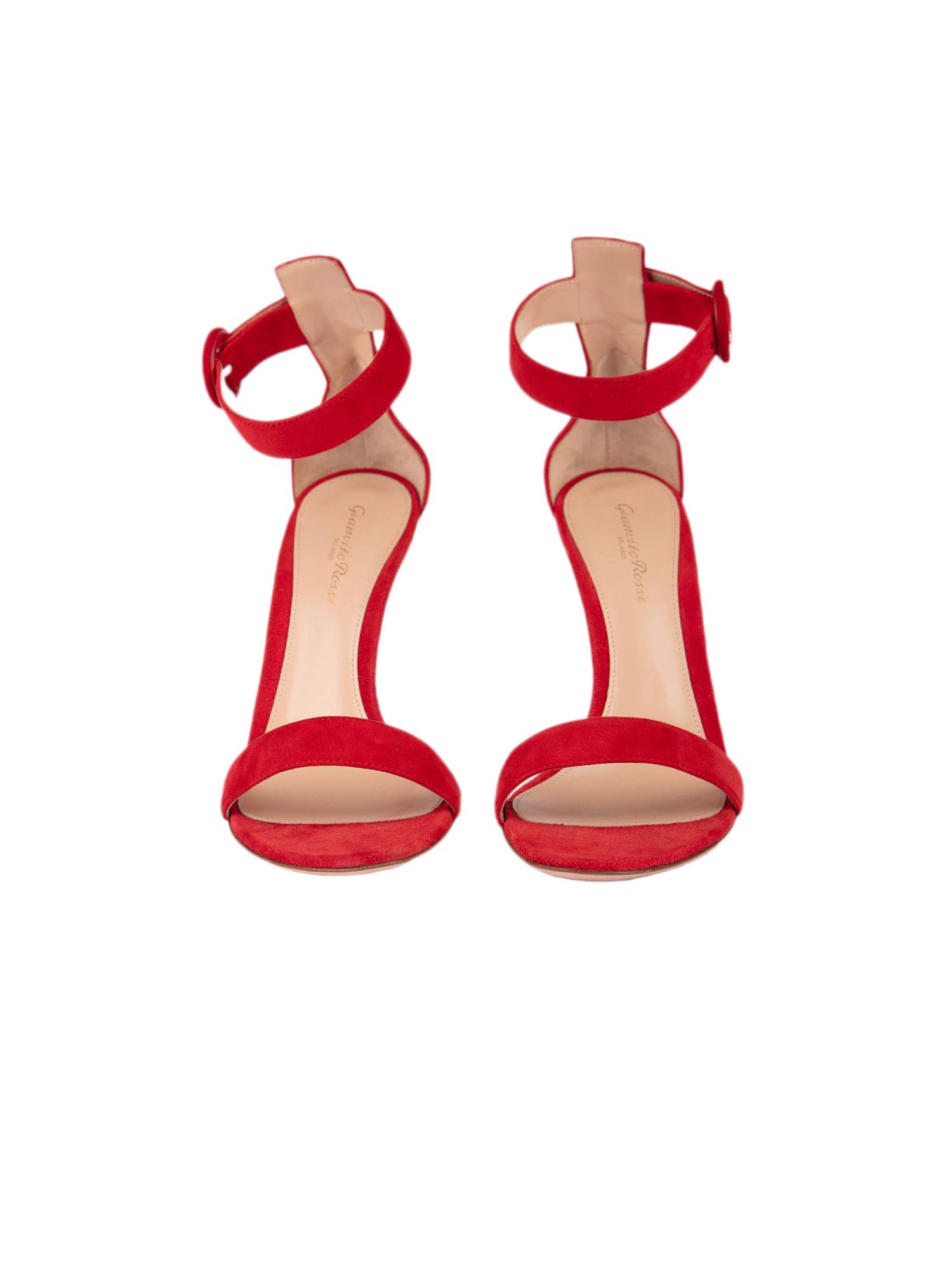 Bayan Kırmızı GIANVITO ROSSI AYAKKABI