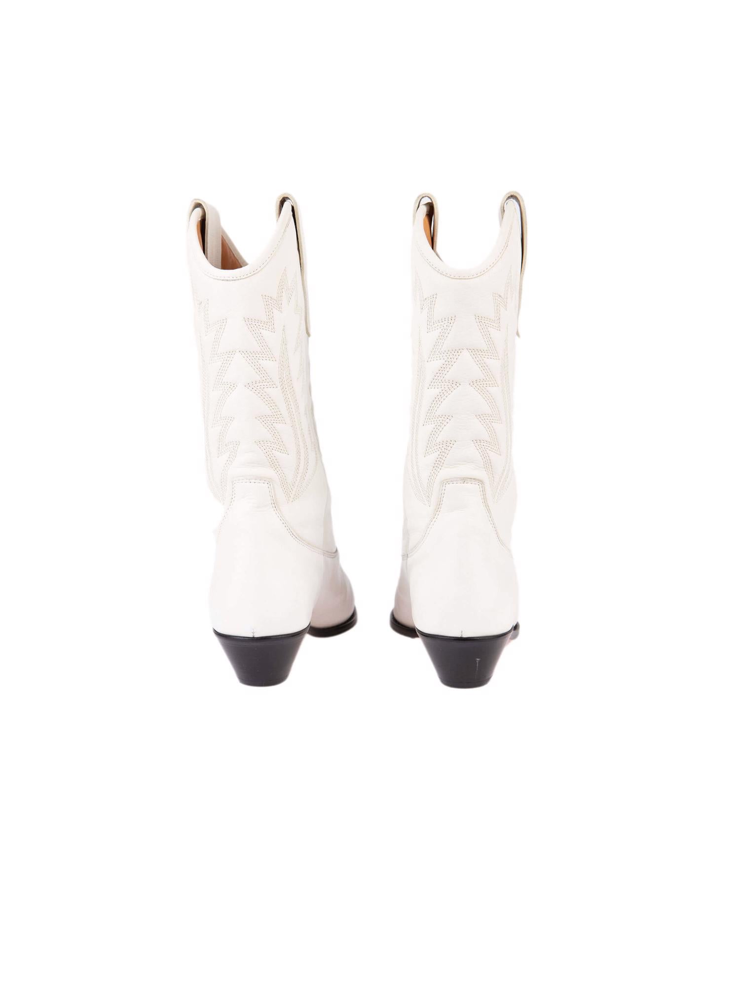 Bayan Beyaz ISABEL MARANT ETOILE ÇİZME