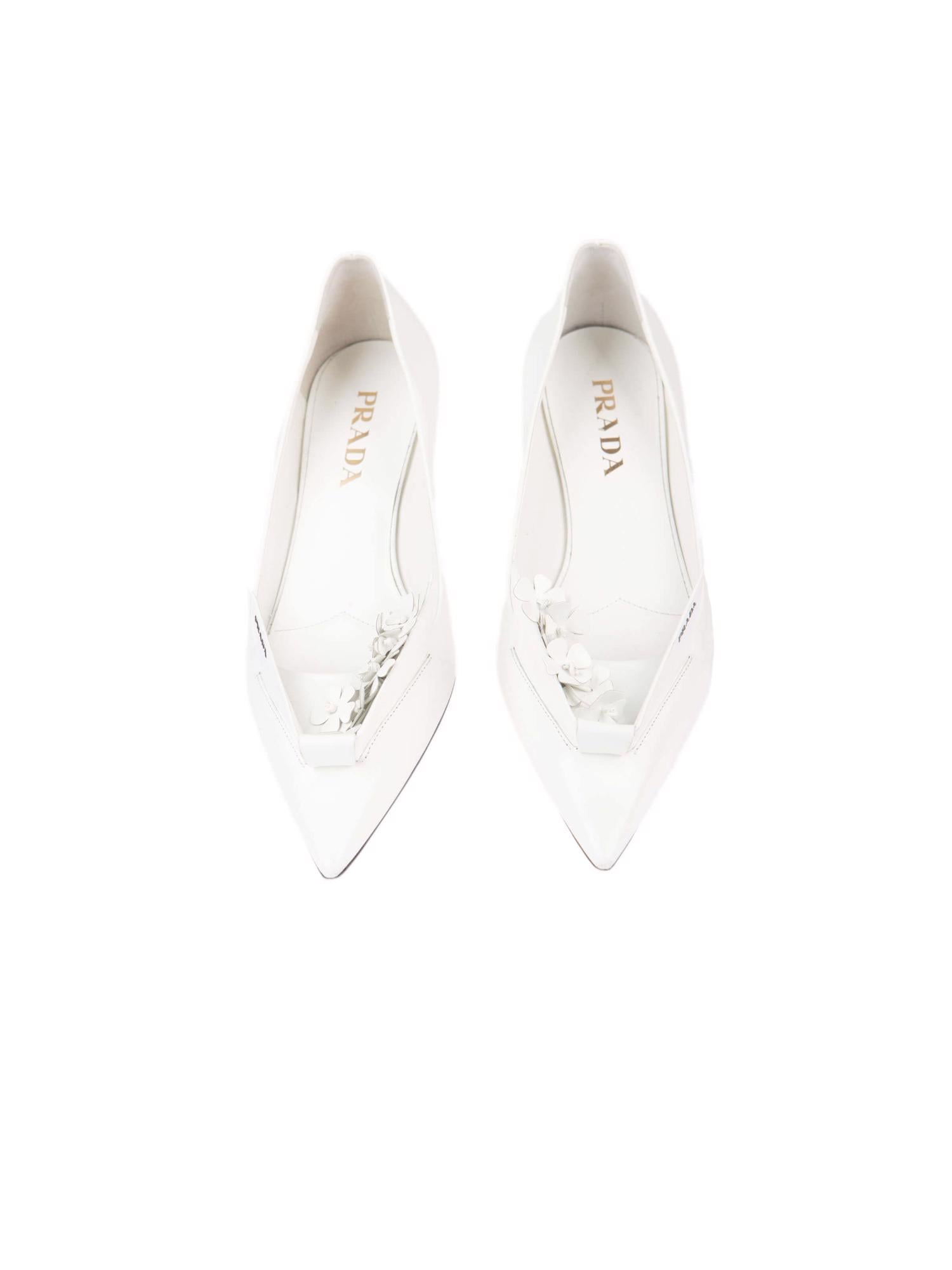 Bayan Beyaz PRADA AYAKKABI