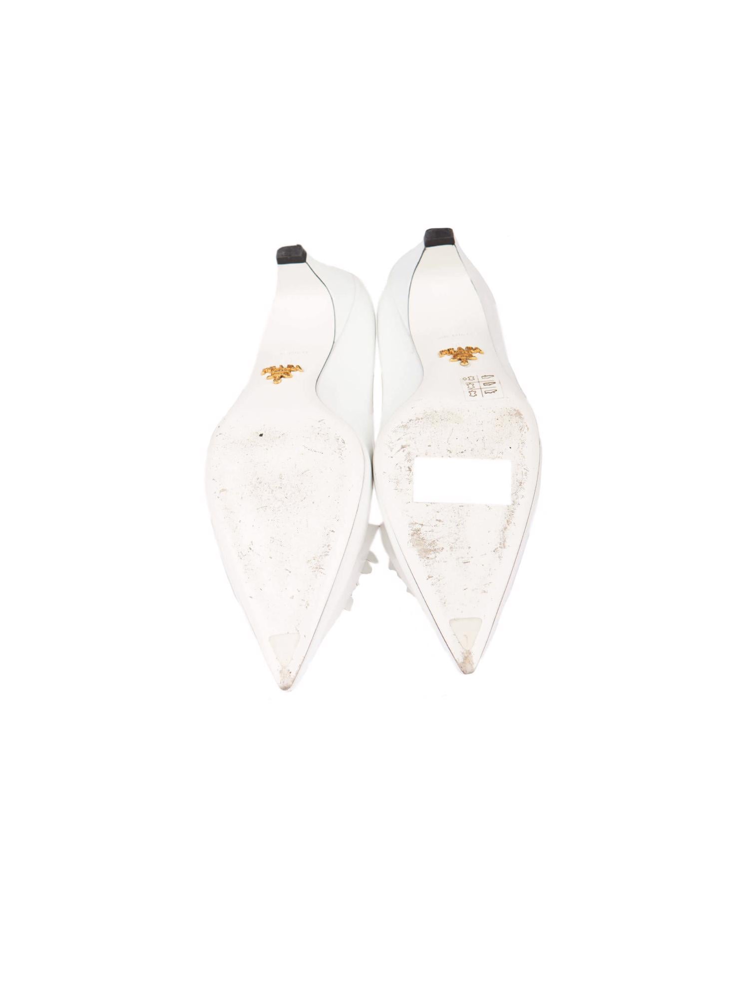 Bayan Beyaz PRADA AYAKKABI