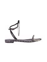 Bayan Siyah SAINT LAURENT SANDALET