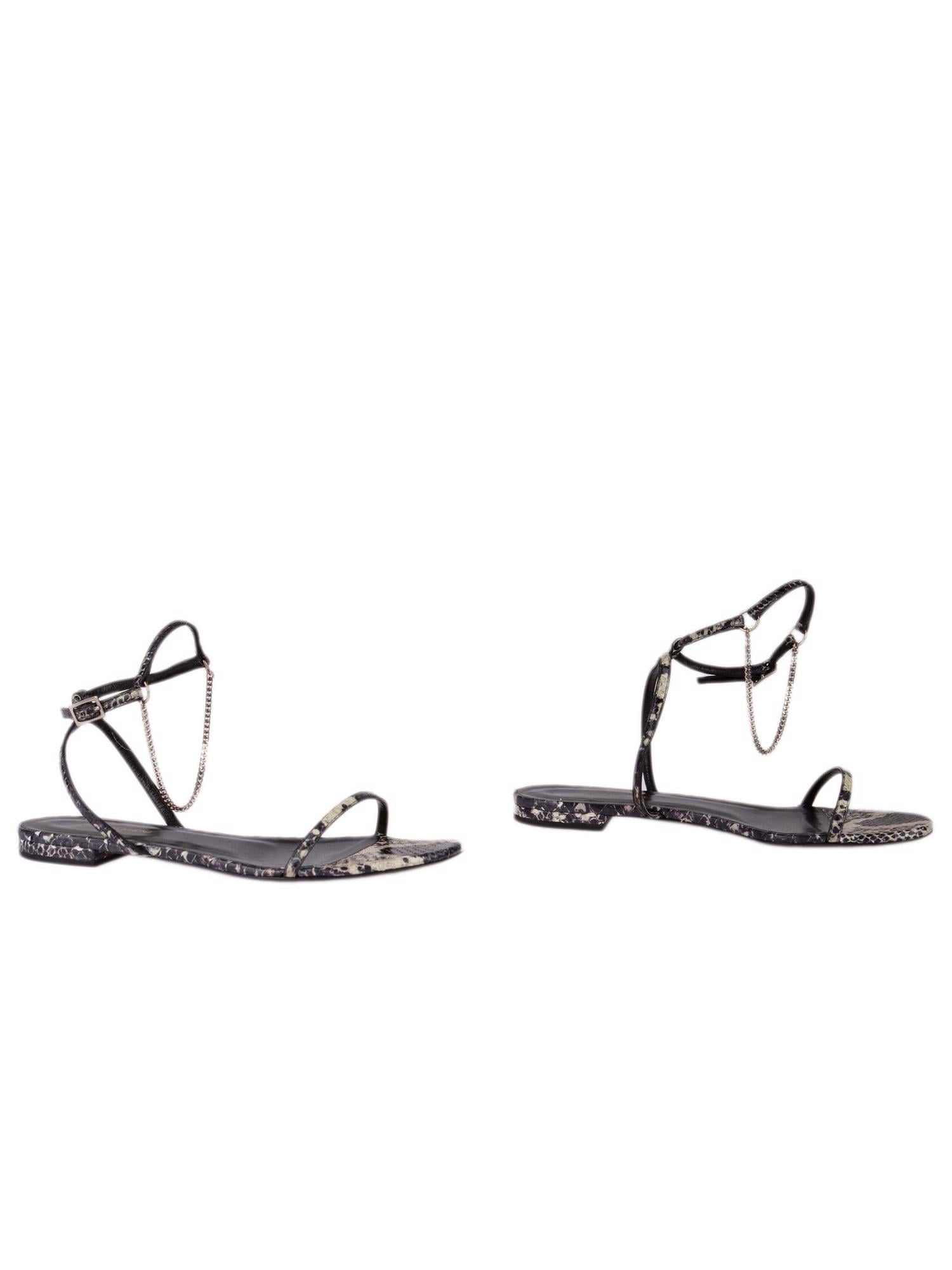 Bayan Siyah SAINT LAURENT SANDALET