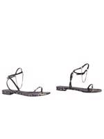 Bayan Siyah SAINT LAURENT SANDALET