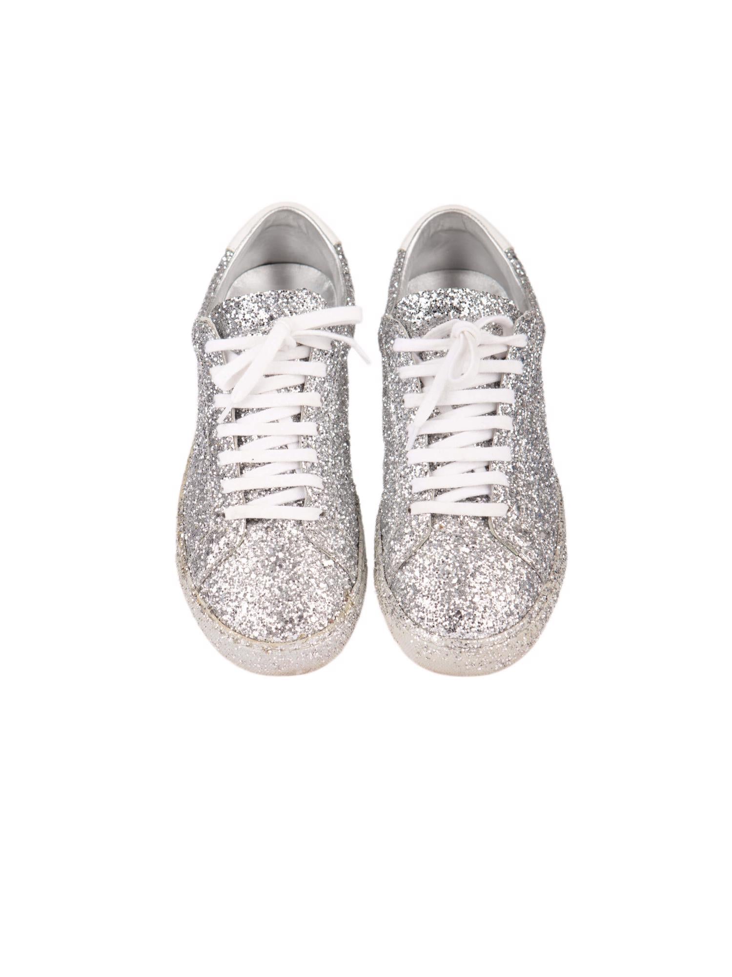 Bayan Gümüş SAINT LAURENT SNEAKER