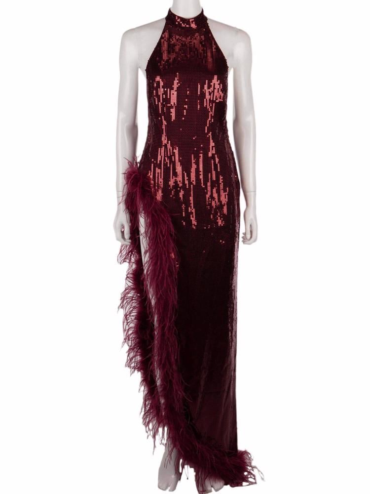 Bayan Kırmızı RETROFETE ELBİSE