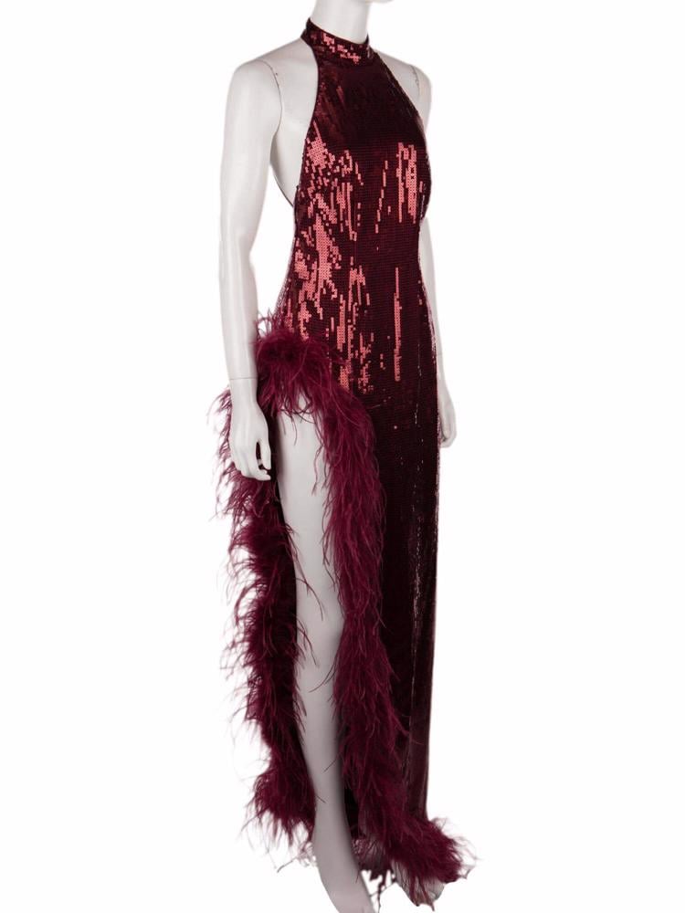 Bayan Kırmızı RETROFETE ELBİSE