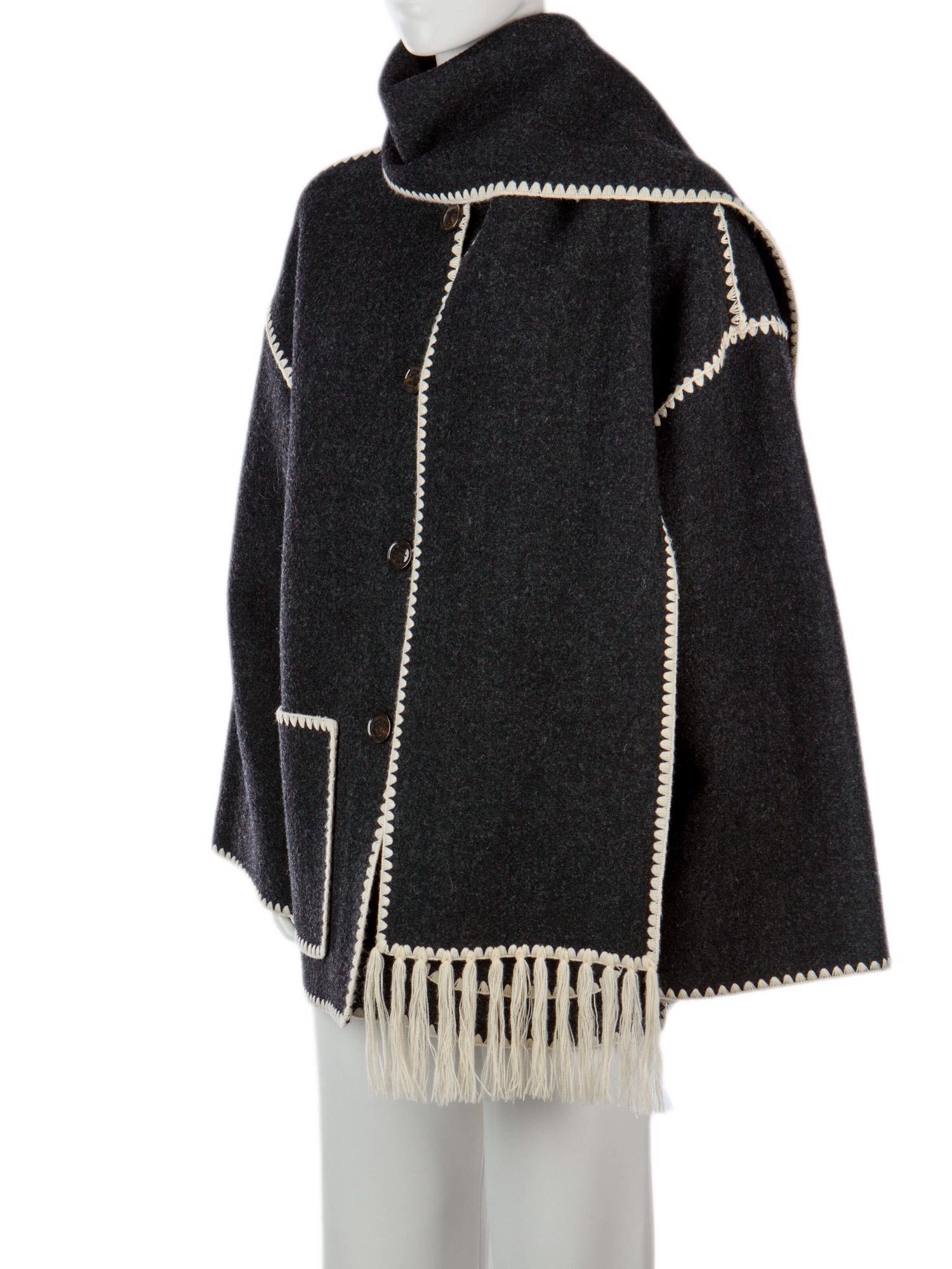 Bayan Gri TOTEME KABAN