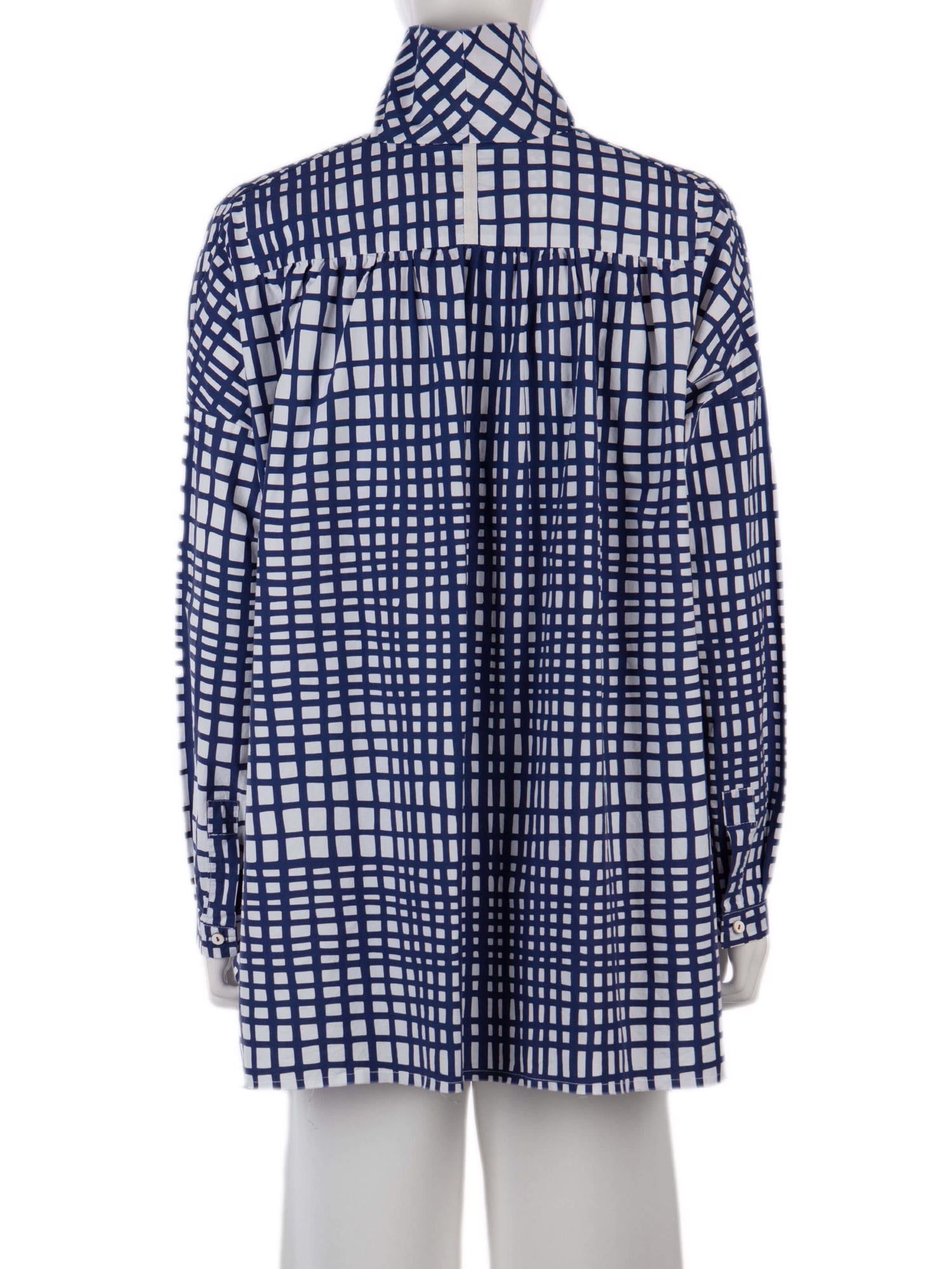 Bayan Lacivert HANNOH WESSEL GÖMLEK