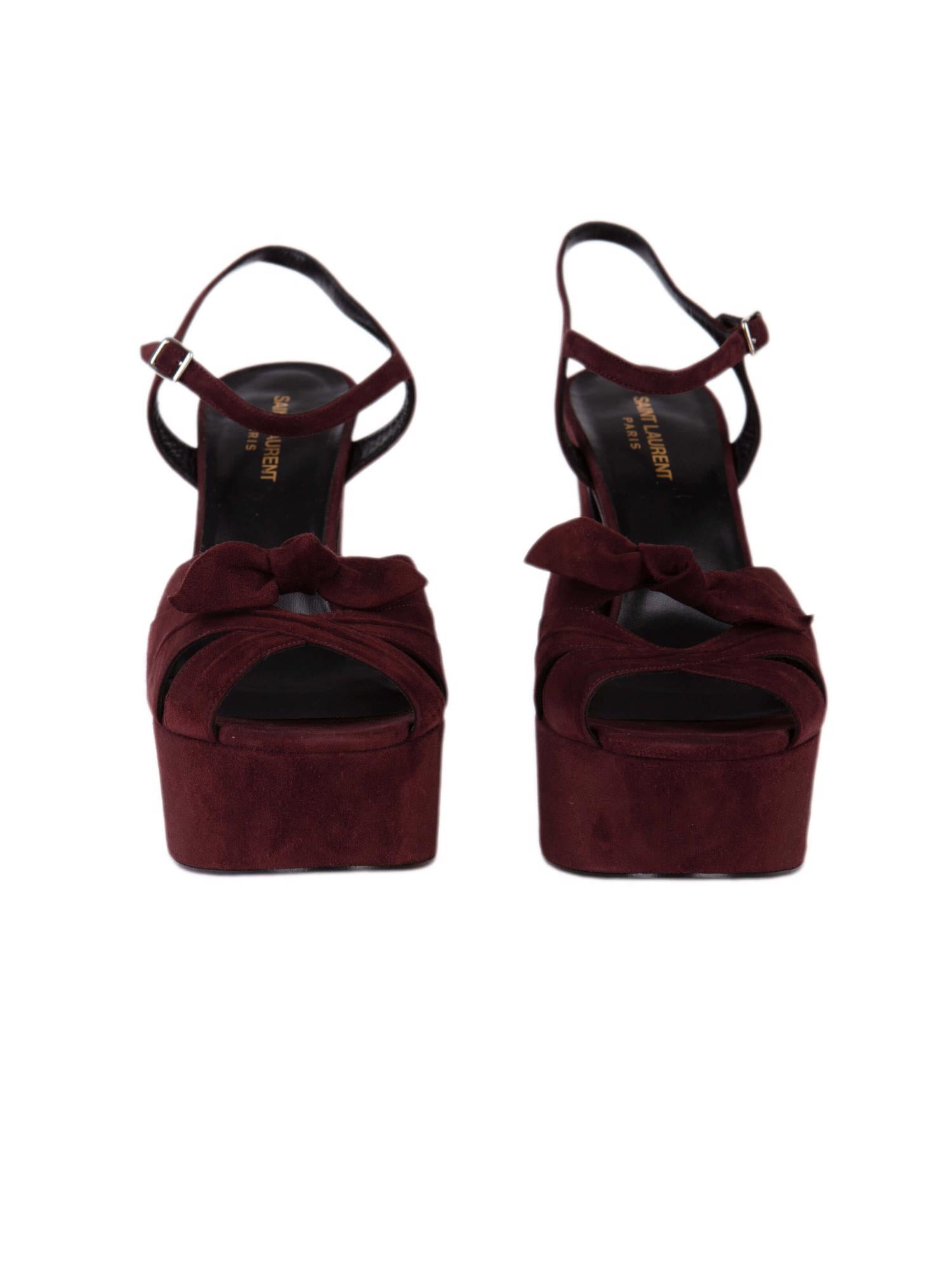 Bayan Kırmızı SAINT LAURENT AYAKKABI