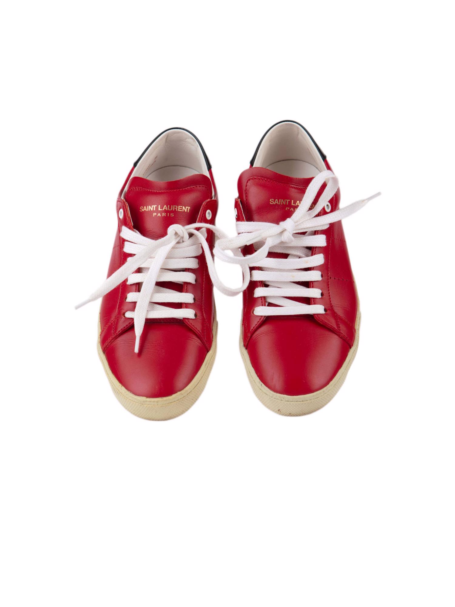 Bayan Kırmızı SAINT LAURENT SNEAKER