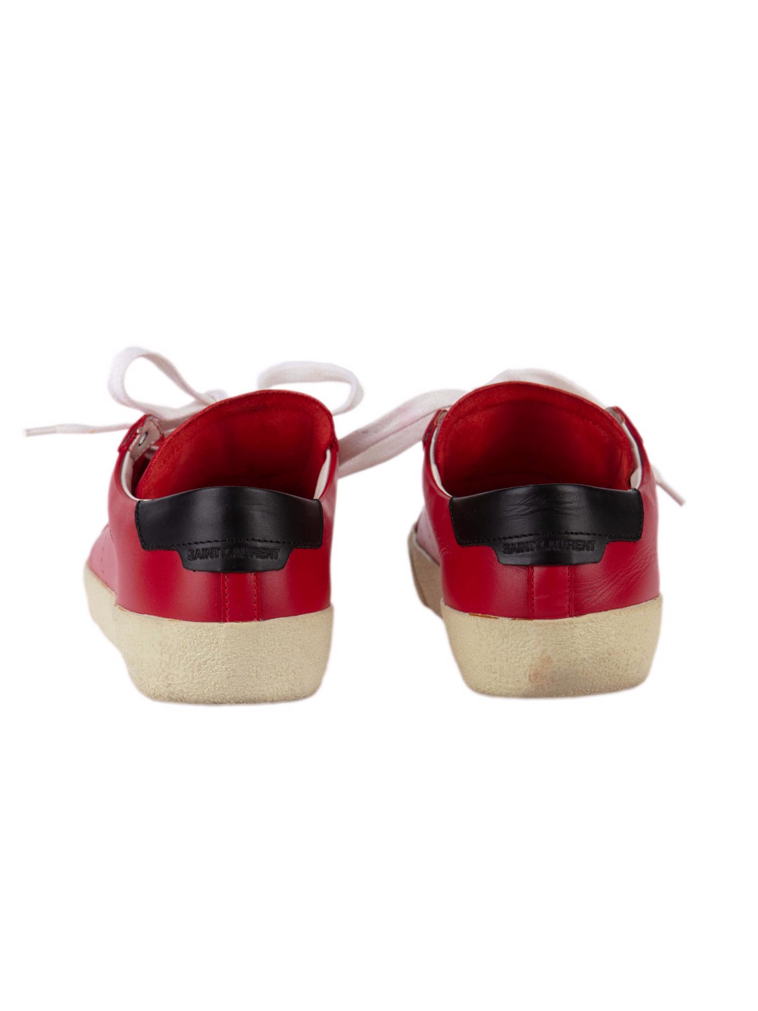 Bayan Kırmızı SAINT LAURENT SNEAKER