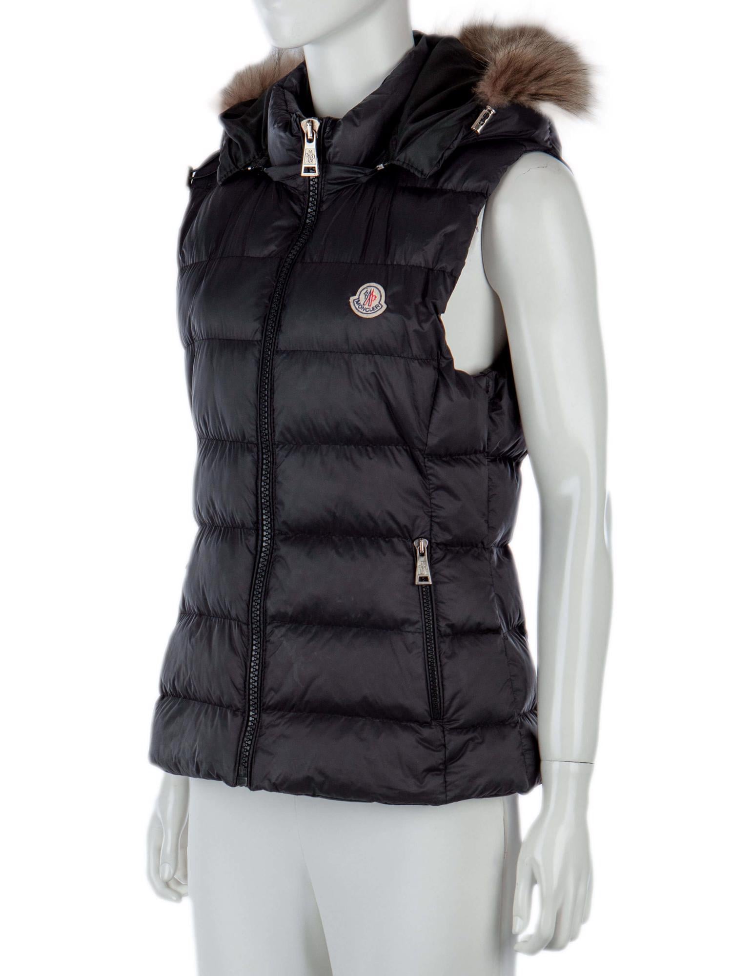 Bayan Siyah MONCLER YELEK