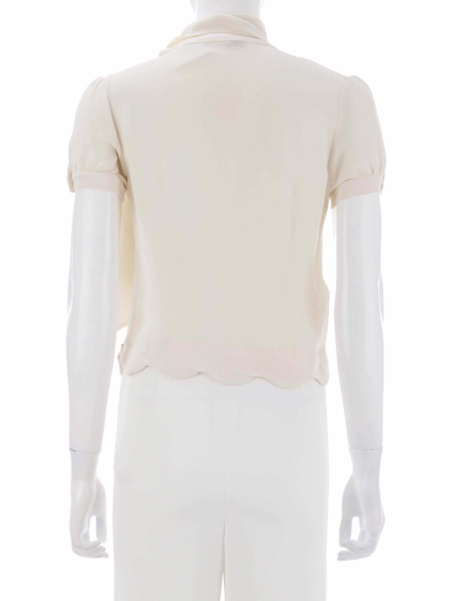 Bayan Krem RED VALENTINO BLUZ