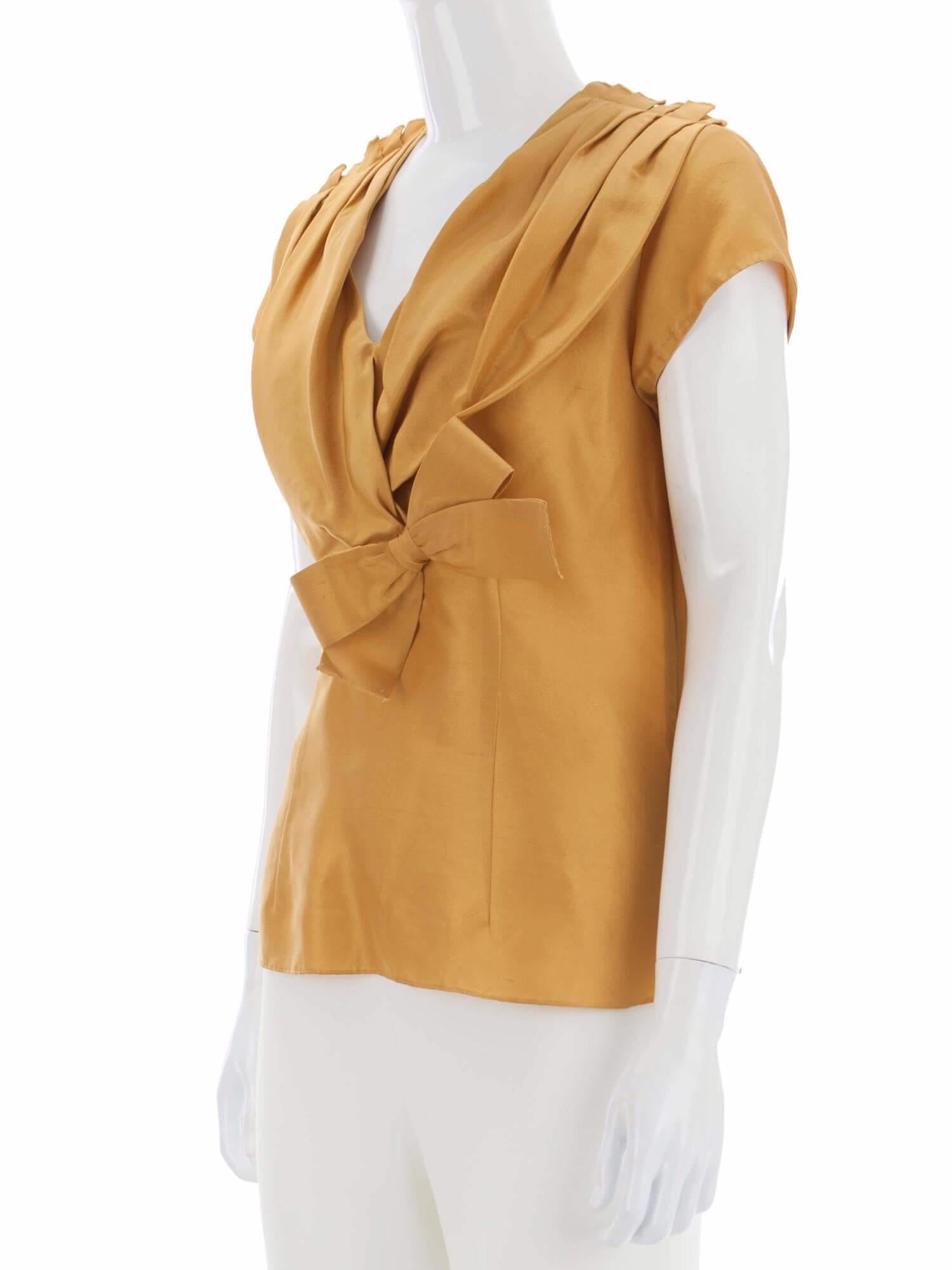 Bayan Sarı OSCAR DE LA RENTA BLUZ