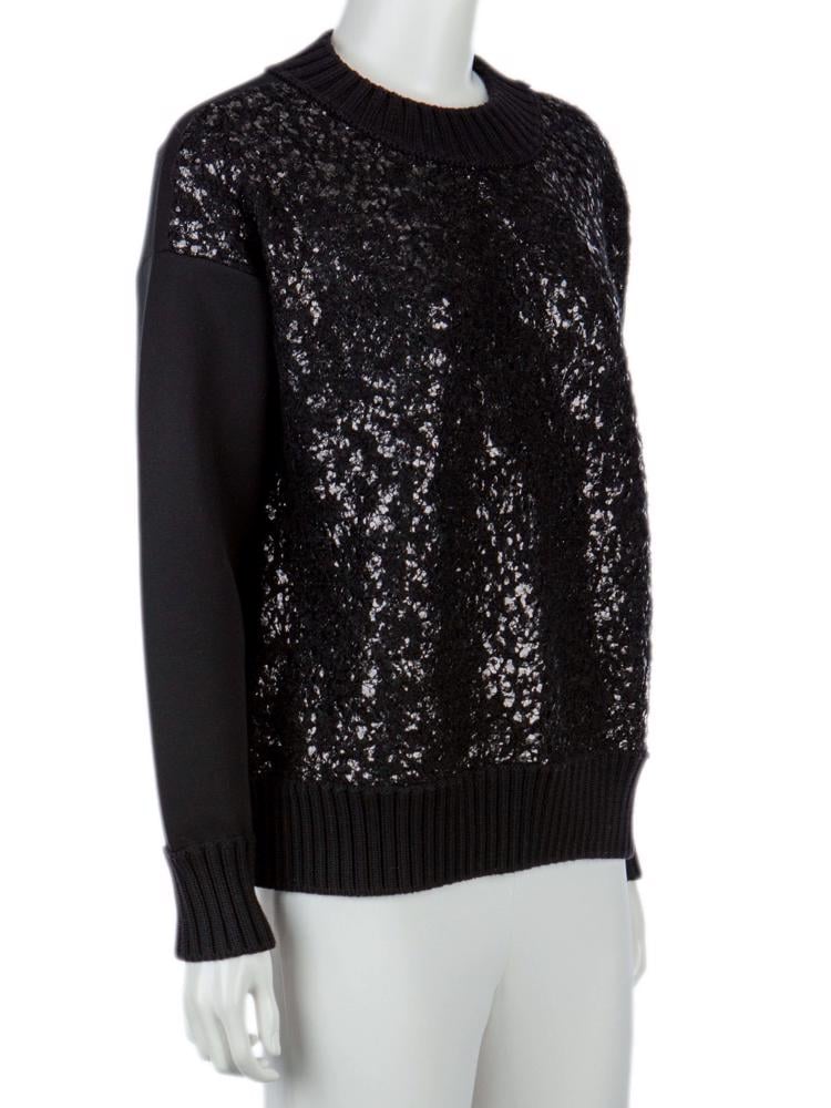 Bayan Siyah MONCLER SWEATSHIRT