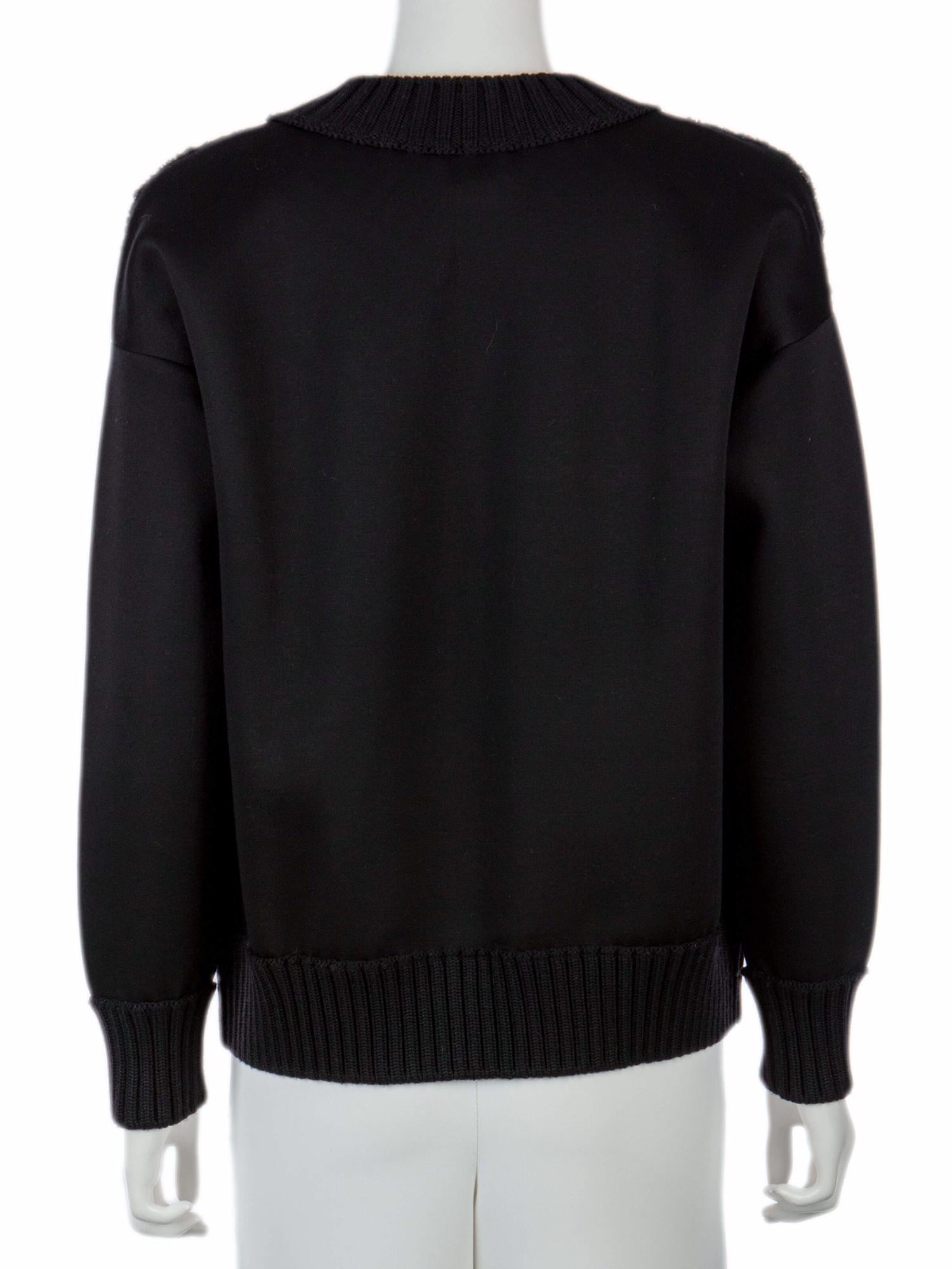 Bayan Siyah MONCLER SWEATSHIRT