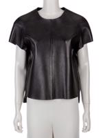 Bayan Siyah ACNE STUDIOS DERİ BLUZ