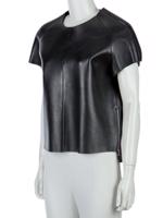 Bayan Siyah ACNE STUDIOS DERİ BLUZ