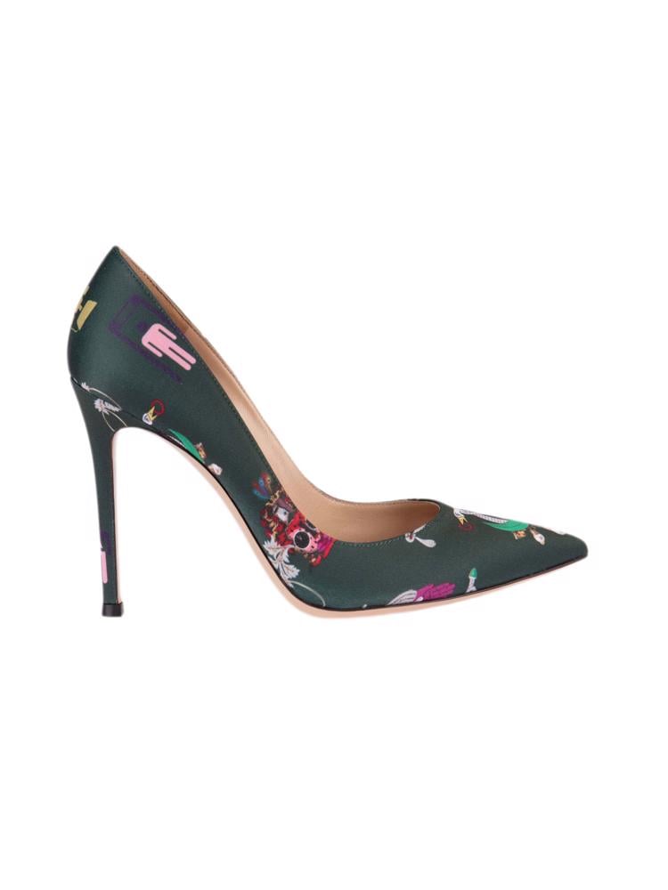 Bayan Yeşil GIANVITO ROSSI X MARY KATRANTZOU AYAKKABI