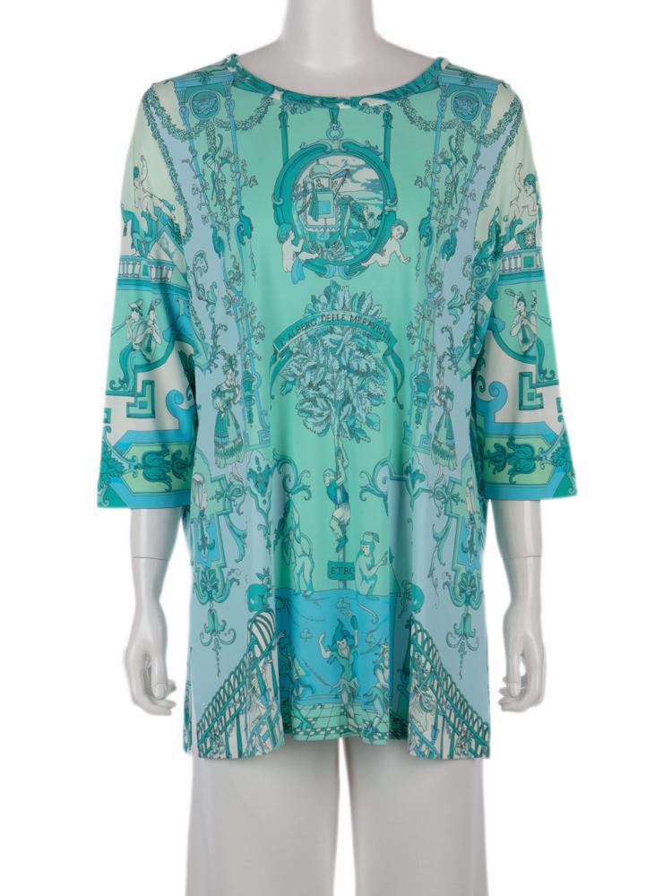 Bayan Yeşil ETRO BLUZ