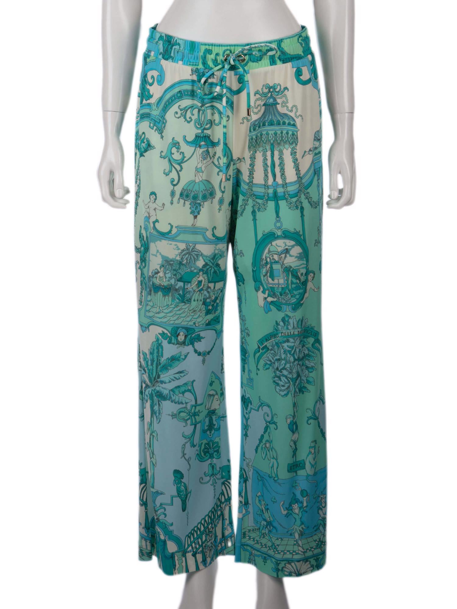 Bayan Yeşil ETRO PANTOLON
