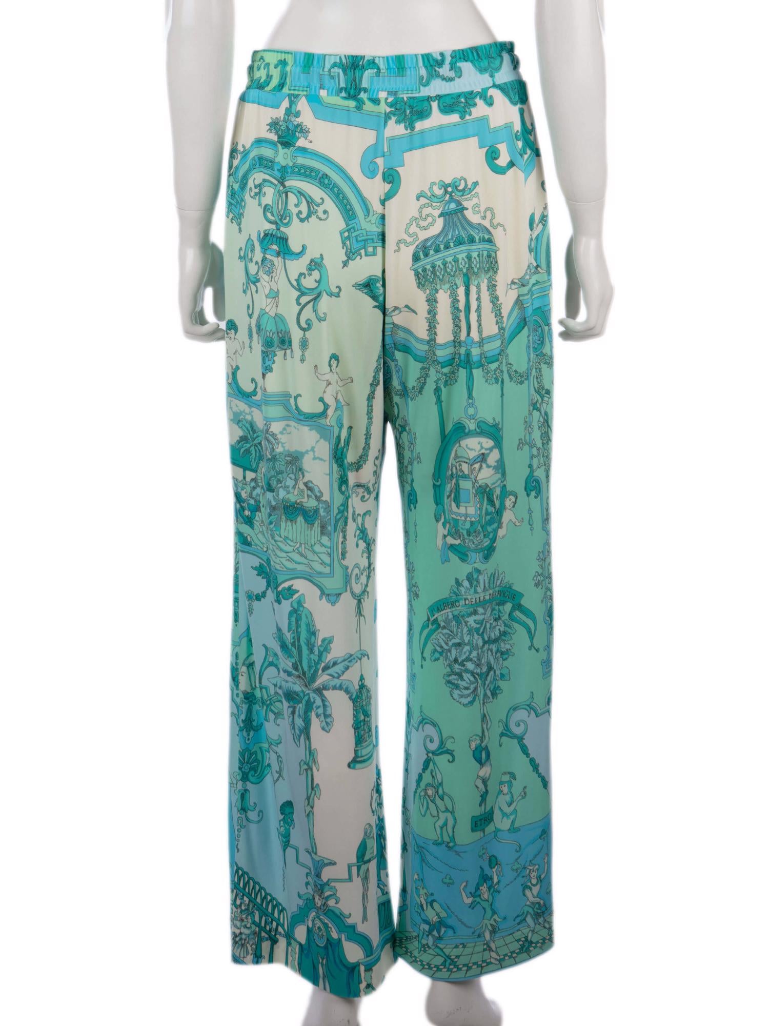 Bayan Yeşil ETRO PANTOLON