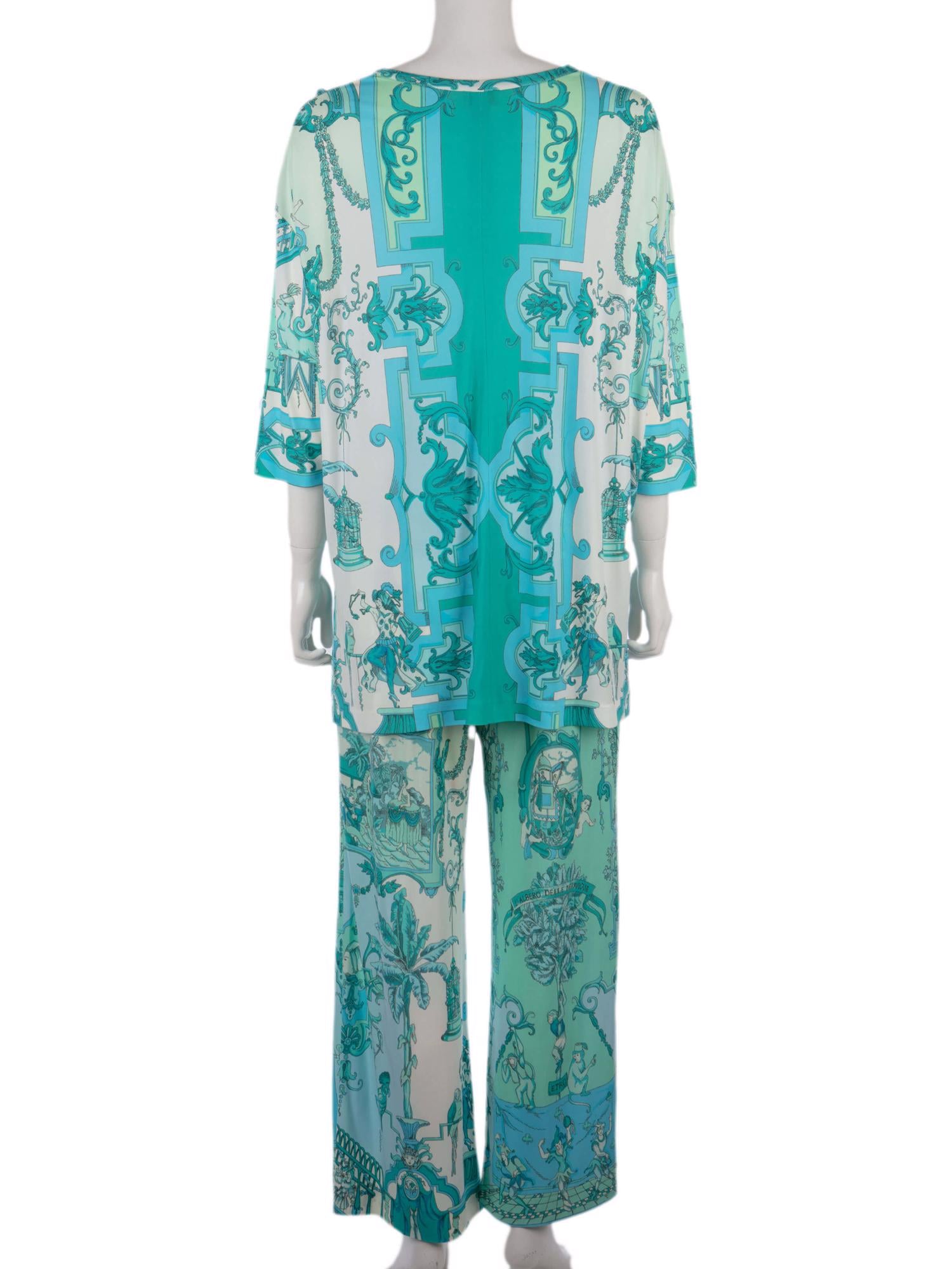 Bayan Yeşil ETRO PANTOLON