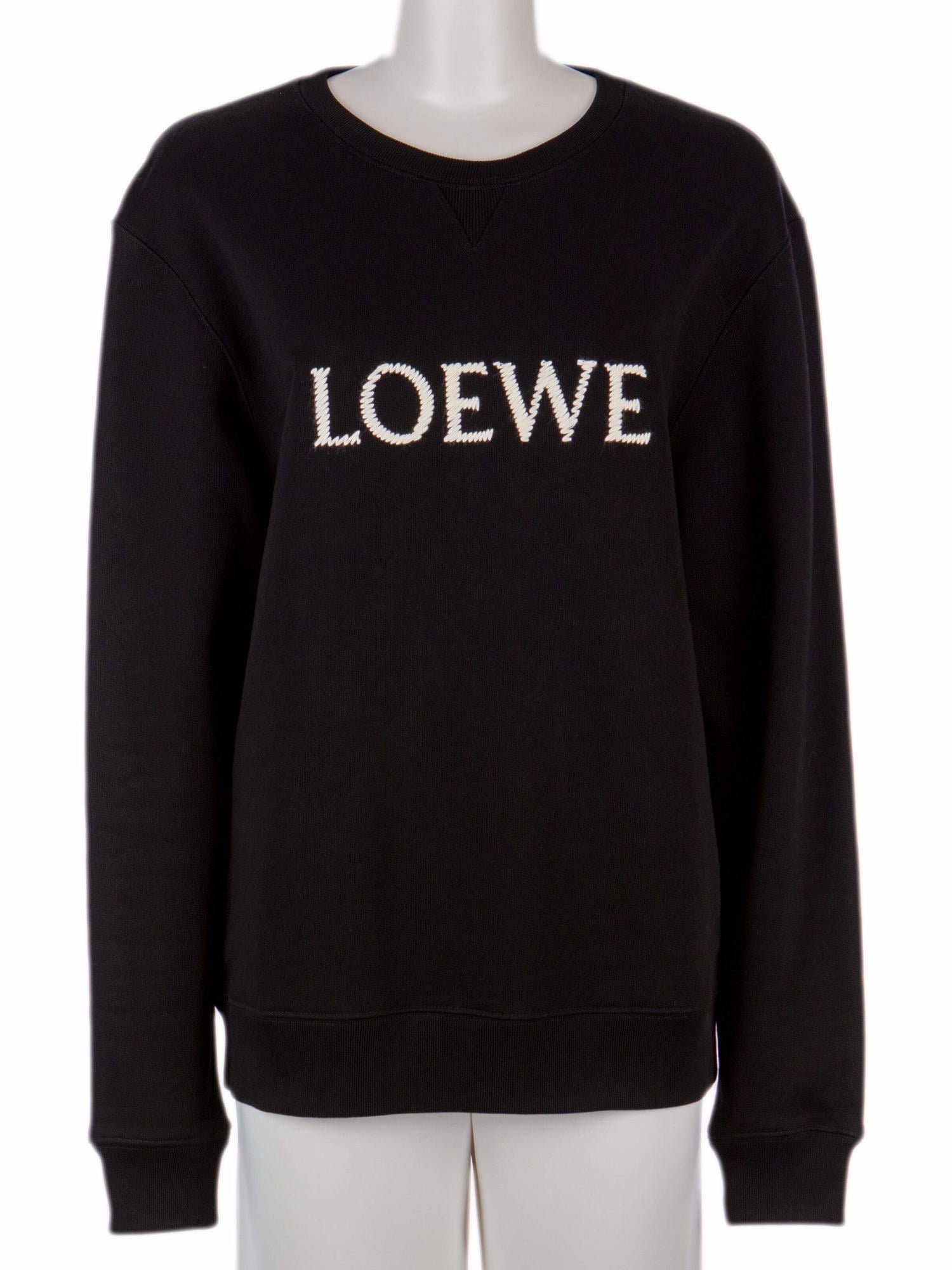 Bayan Siyah LOEWE SWEATSHIRT