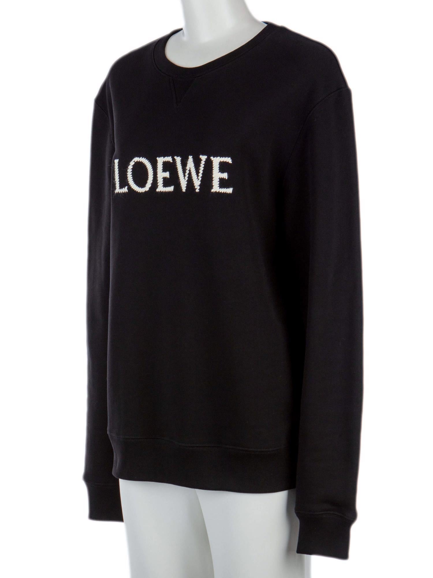 Bayan Siyah LOEWE SWEATSHIRT