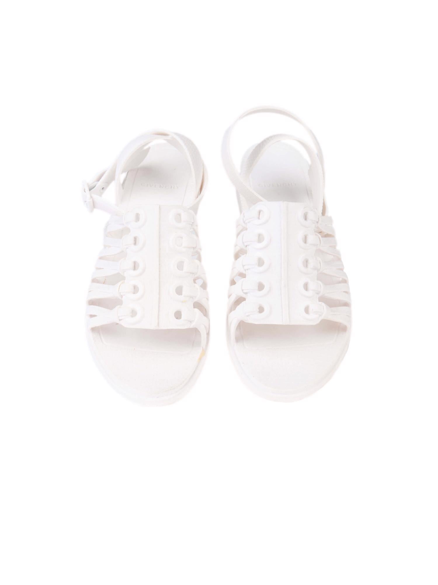 Bayan Beyaz GIVENCHY SANDALET